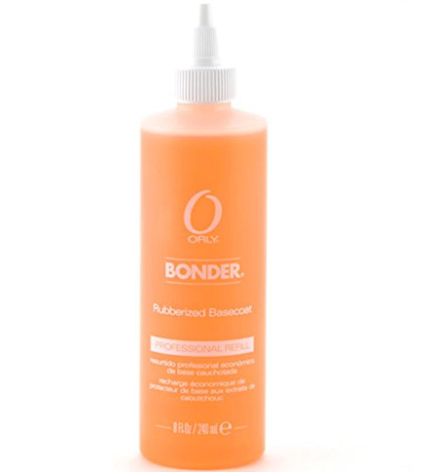 Orly Bonder Rubberized Nail Base Coat, 8 Ounce