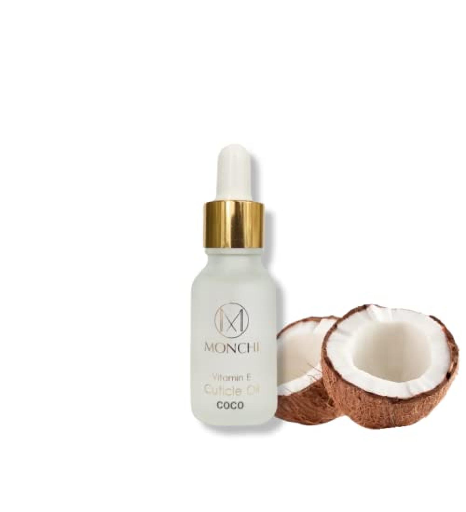 MONCHI Coconut Nail & Cuticle Revitalising Oil - Nourish and Hydrate Your Nails - Buy Online on GoSupps.com