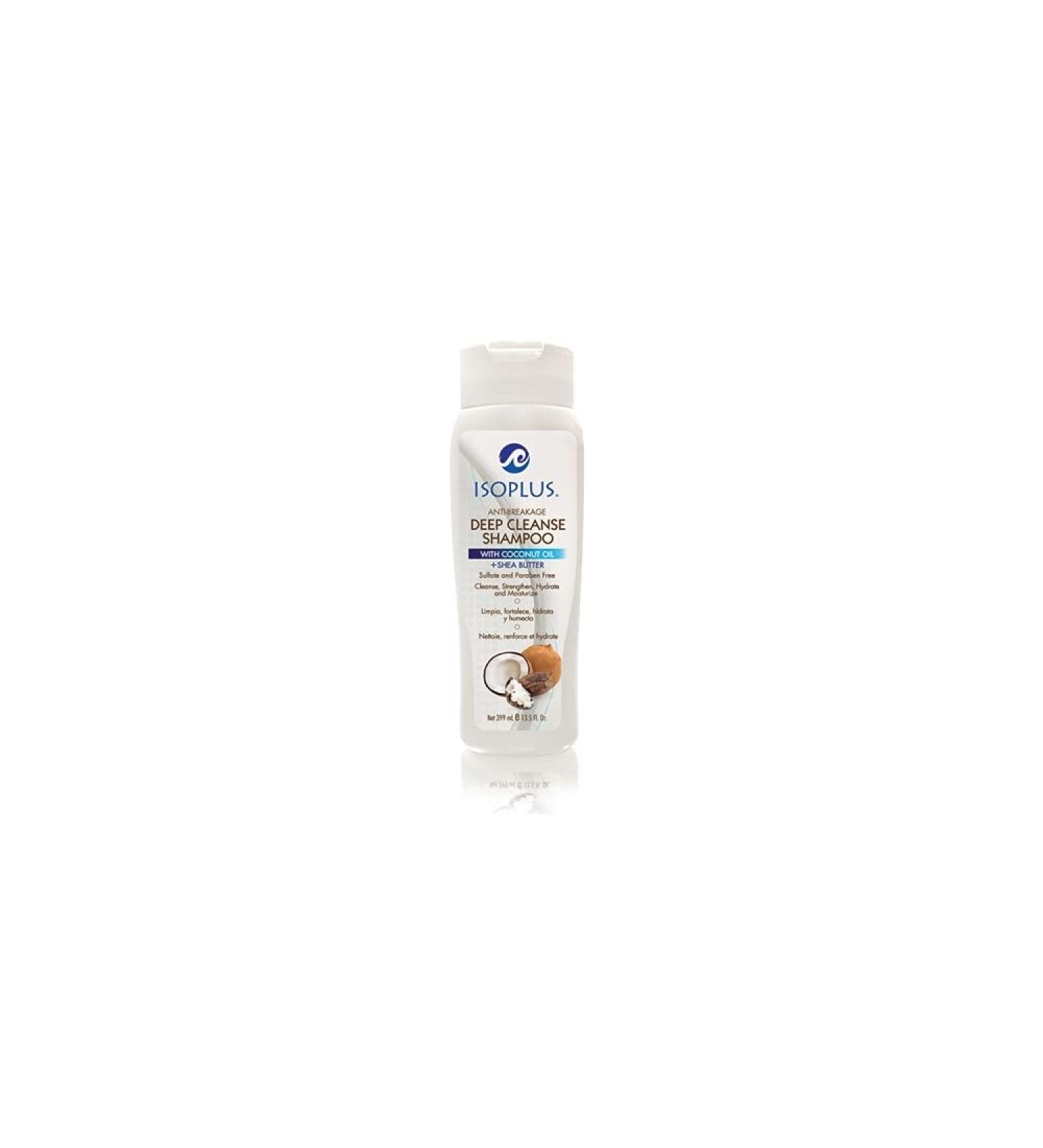 Isoplus Deep Cleanse Shampoo 13.5 Oz | Coconut Oil & Shea Butter for Healthy Hair Care - International Shipping Available - Buy Online on GoSupps.com