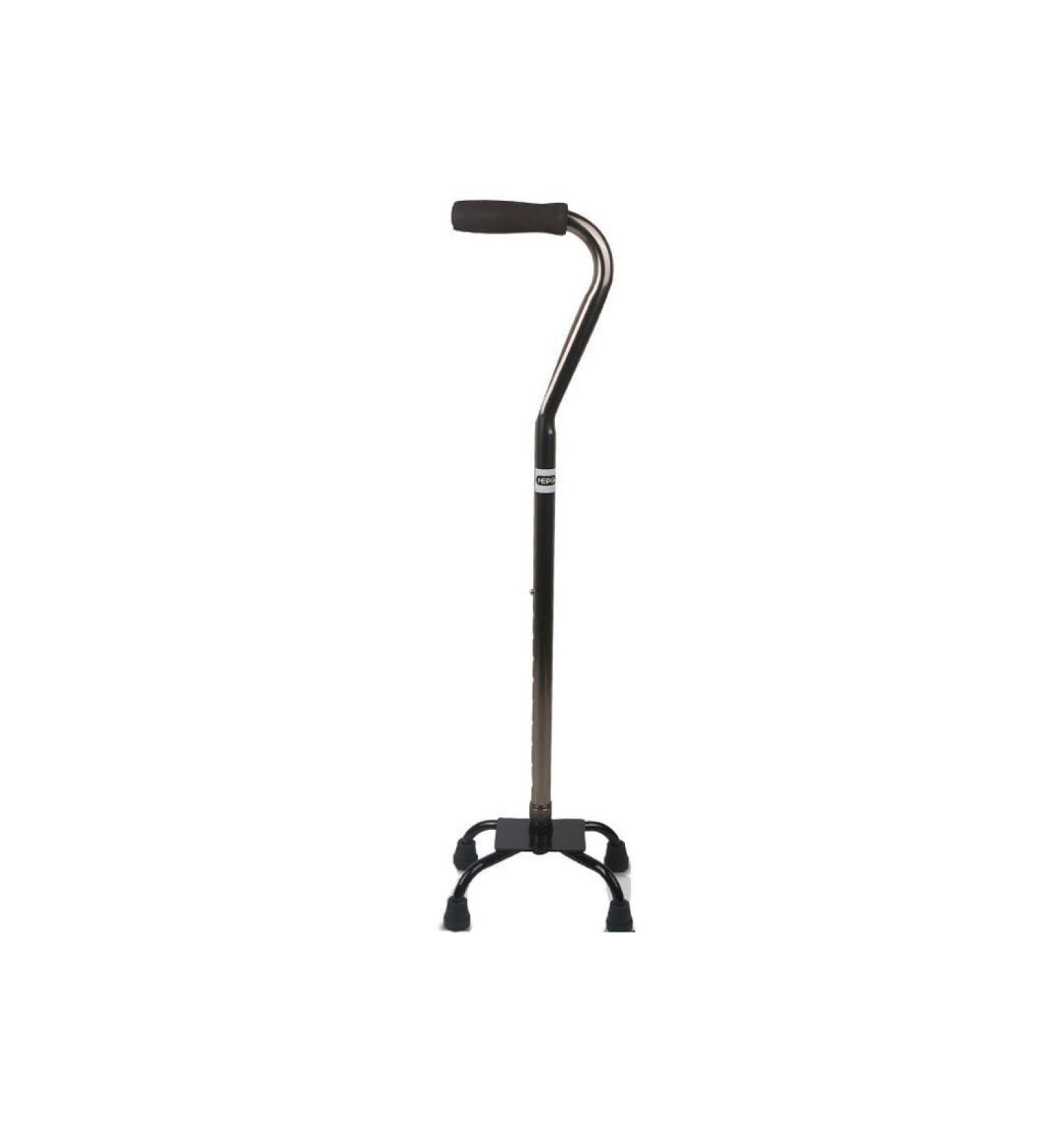 Aluminium Four-Legged Crutches for The Elderly Four-cornered Cane Walking Stick Telescopic Crutches for The Elderly Smooth Sailing - Buy Online on GoSupps.com