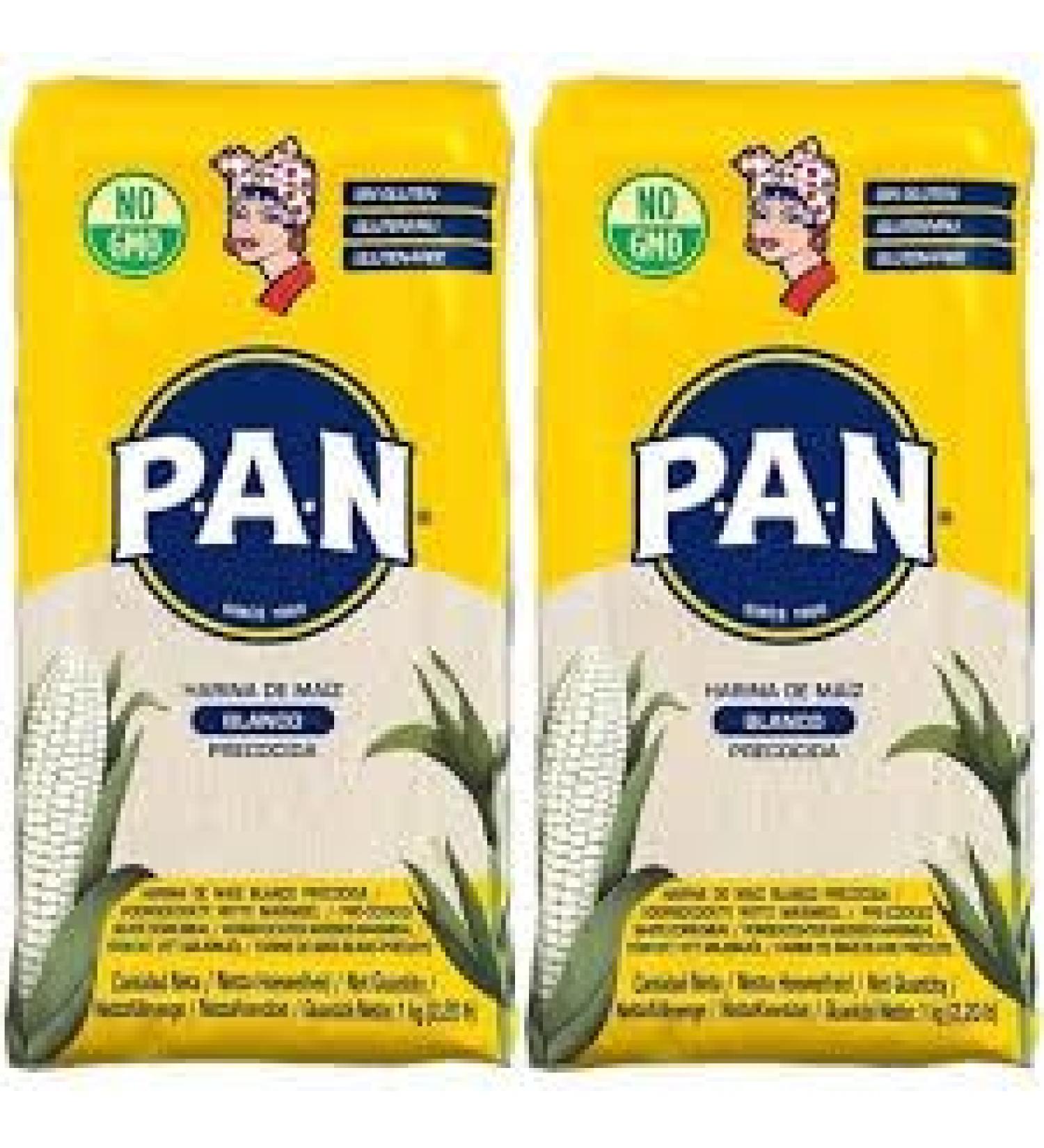Pan Premium Pre-Cooked White Maizemeal - 1kg (Pack Of 2) | Gluten-Free | Ready to Inspire Your Recipes | Authentic Maize Delights | Goodness for Creative Kitchens - Buy Online on GoSupps.com