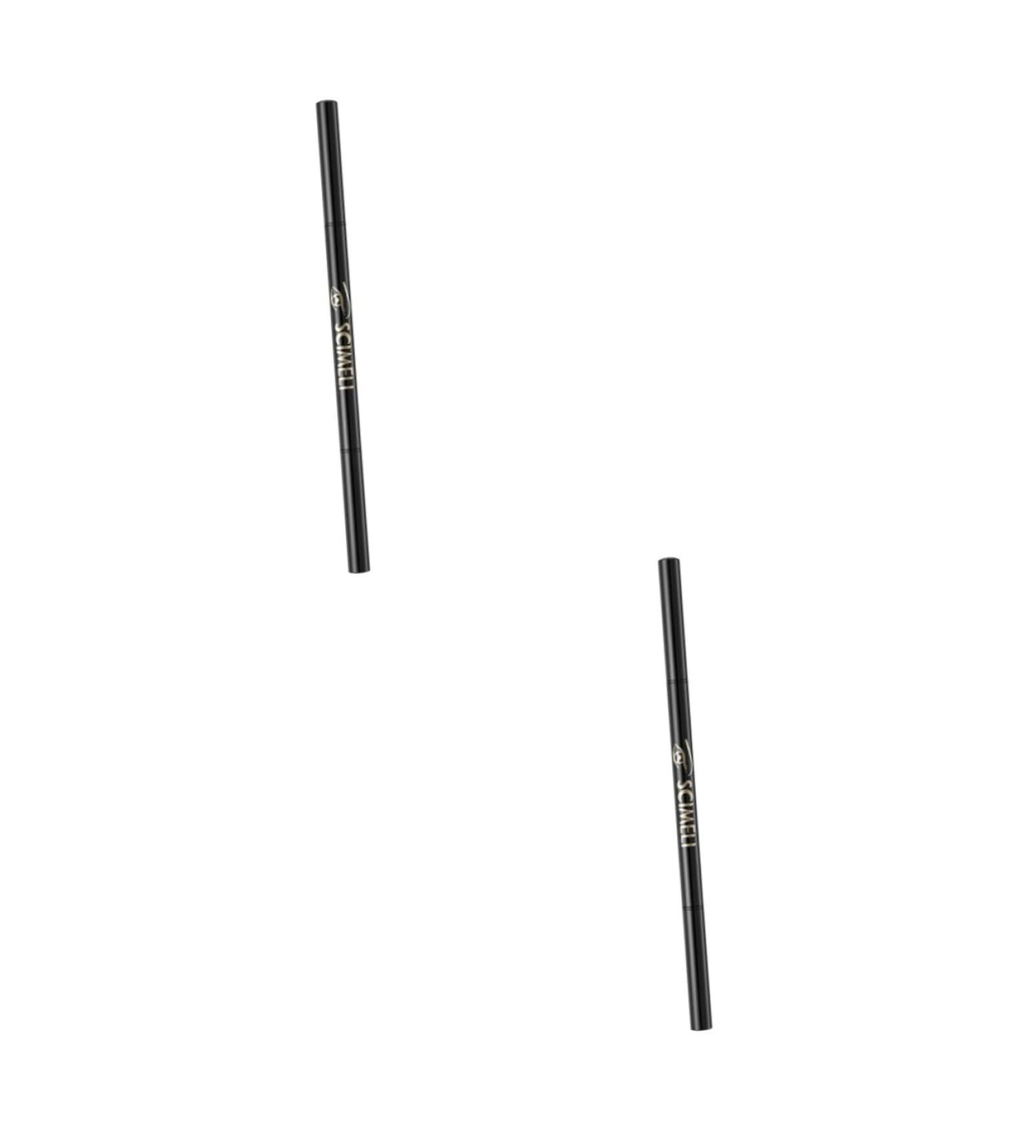 Healeved 2pcs 2 1 Eyebrow Makeup Tools Dual-use Pencil Make up Kit Eyebrow Filler Eye Makeup Tool Brown 1 count (Pack of 1) Dark Brownx2pcs - Buy Online on GoSupps.com