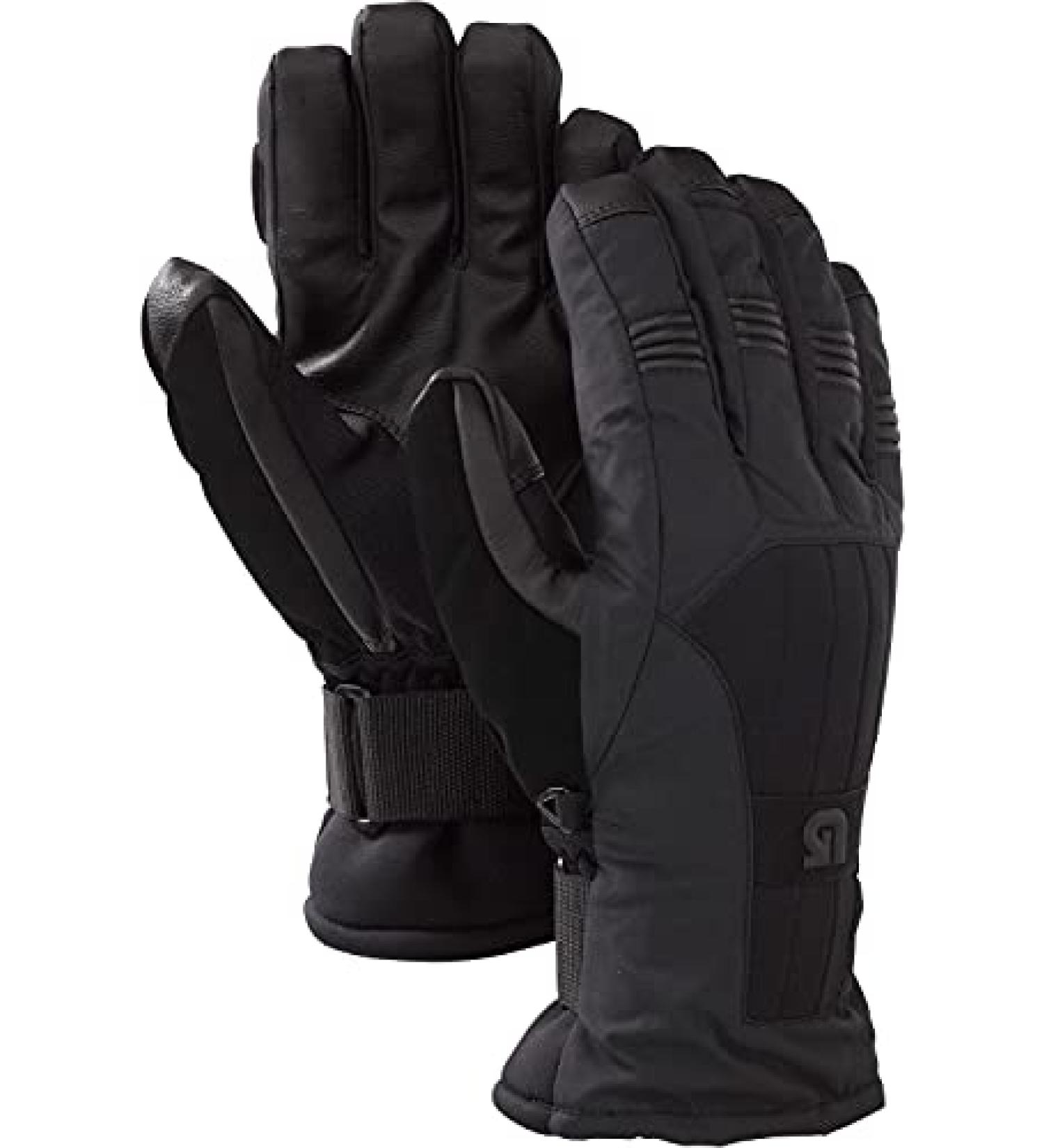BURTON Mens Support Glove True Black X-Large