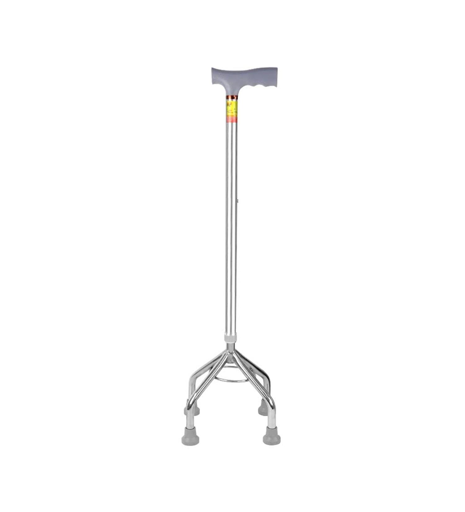 Walk Cane- Old Man Four Feet Walking Stick Awkward - Men Ms Light Durable Aluminum Alloy Non-Slip Walker Crutch Family - Buy Online on GoSupps.com