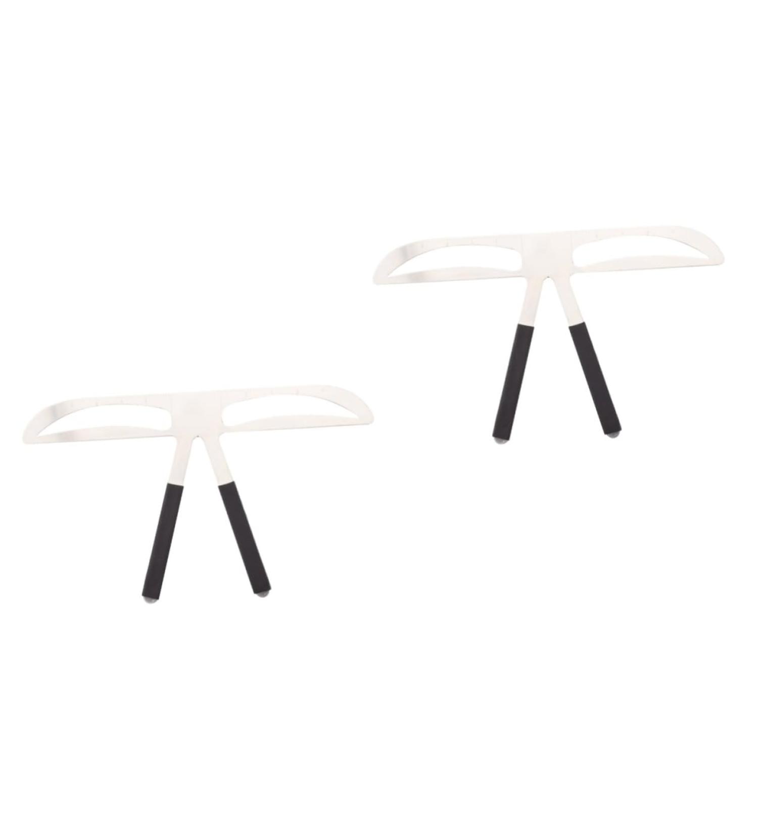 SOESFOUFU 2pcs Eyebrow Stencil Kit Women Eyebrow Ruler Eyebrow Assistant Reusable Eyebrow Grooming Stencil - Buy Online on GoSupps.com