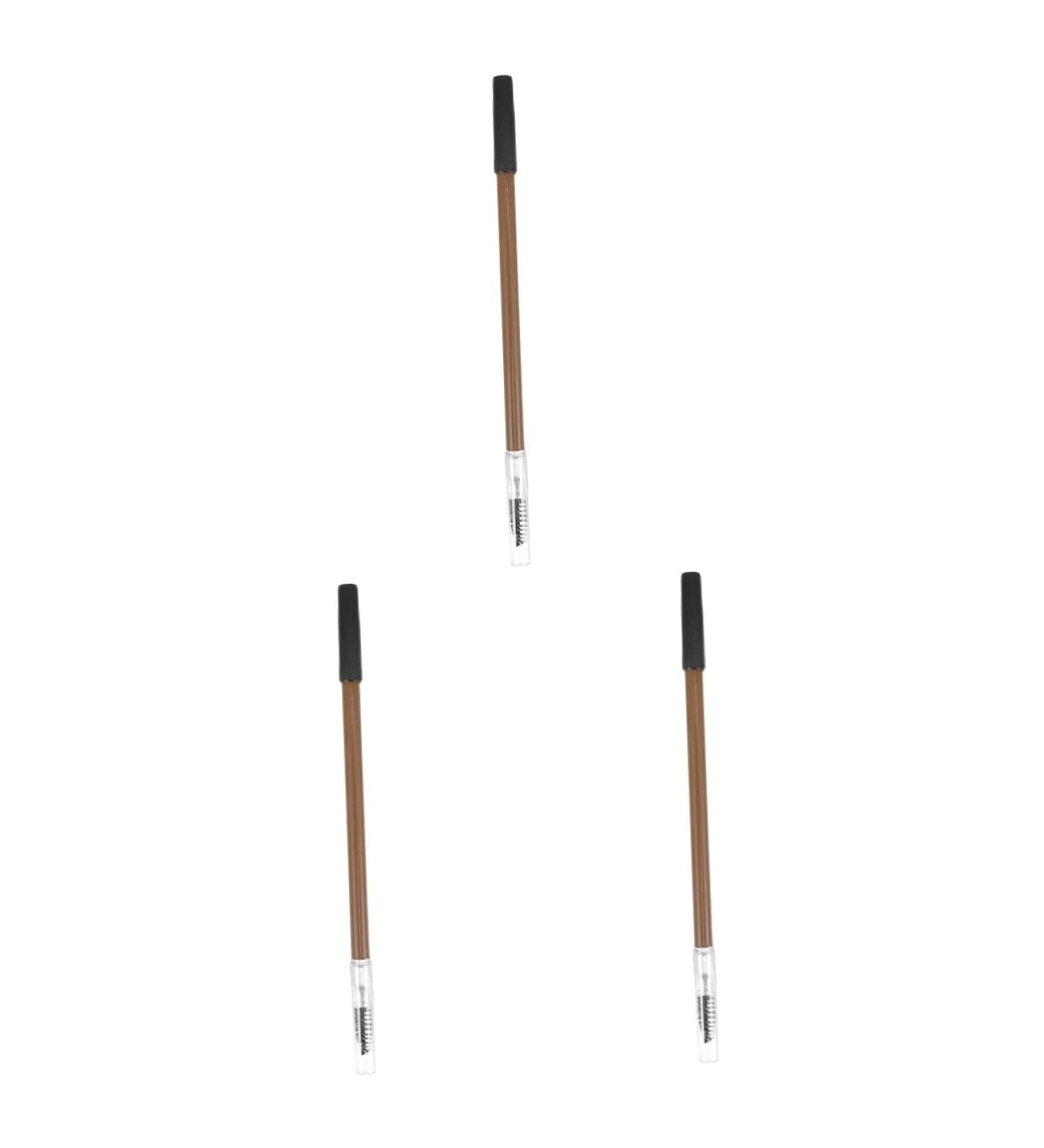 Didiseaon 3pcs Eyebrow Pencil Eyebrow Pen Portable Brow Pencil Double Head Miss - Buy Online on GoSupps.com