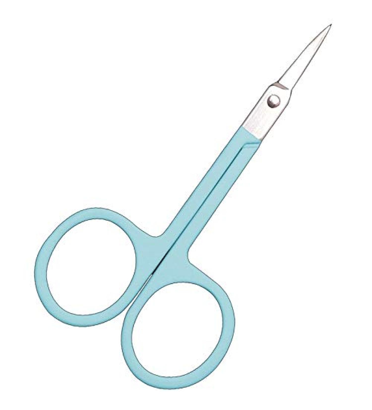 Kitchen Scissors Professional Scissor Manicure for Nails Eyebrow Nose Eyelash Cuticle Scissors Curved Pedicure Makeup Tool - Buy Online on GoSupps.com