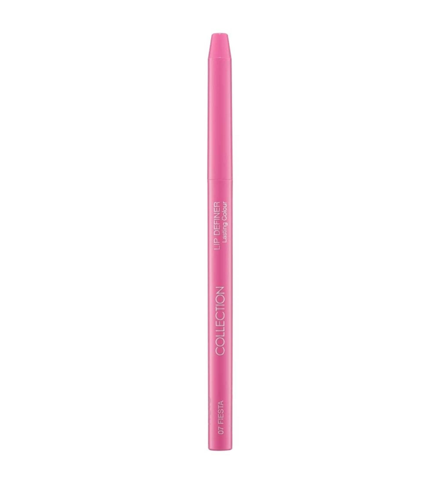 Collection Cosmetics Smooth Long-Lasting Lip Definer Pencil 4.2g - Fiesta | Define & Enhance Lips - Buy Online on GoSupps.com