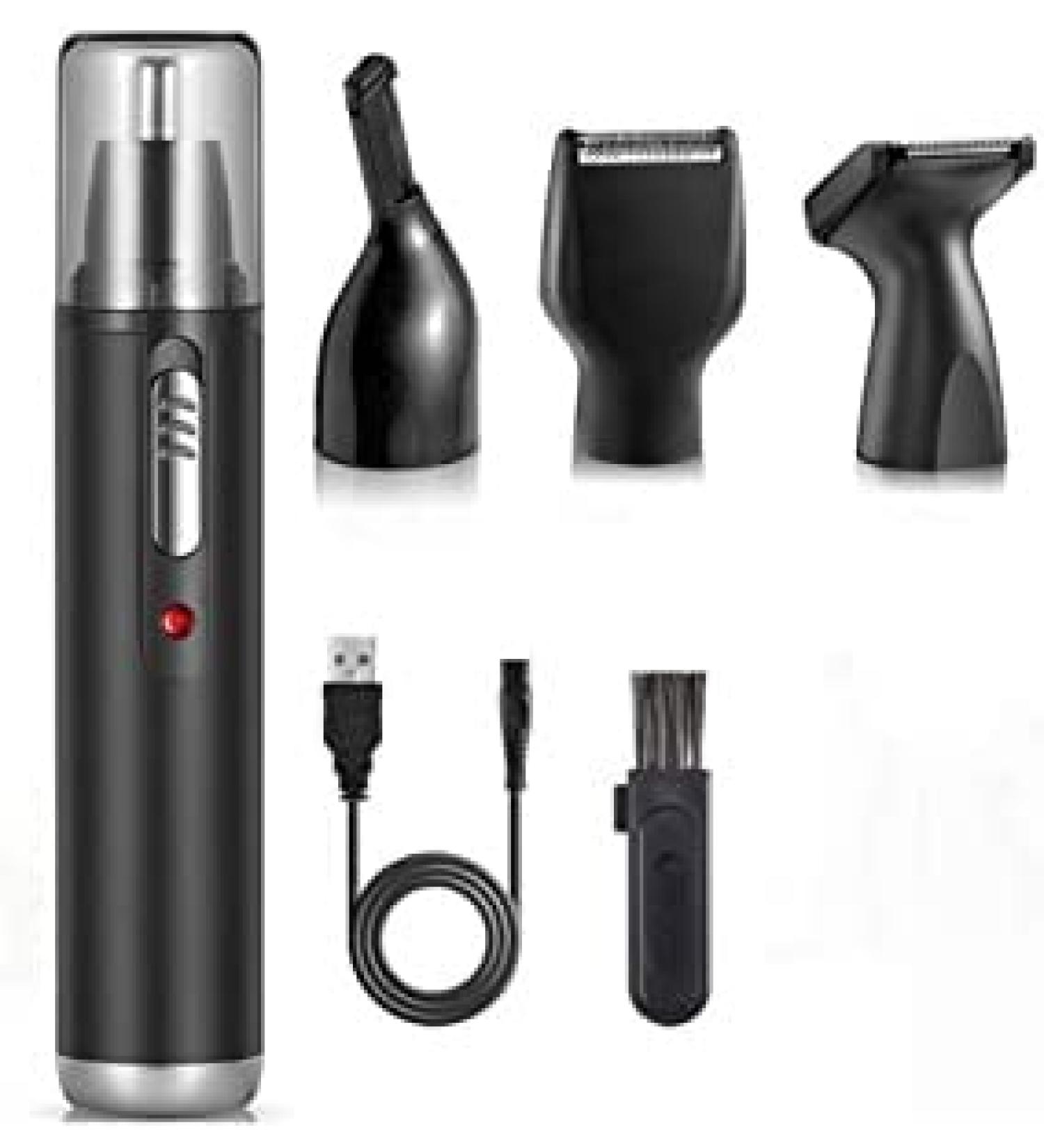 Buy Ear and Nose Hair Trimmer - Hygienic Grooming Tool with Rinseable Heads for Unisex | Fast International Shipping - Buy Online on GoSupps.com