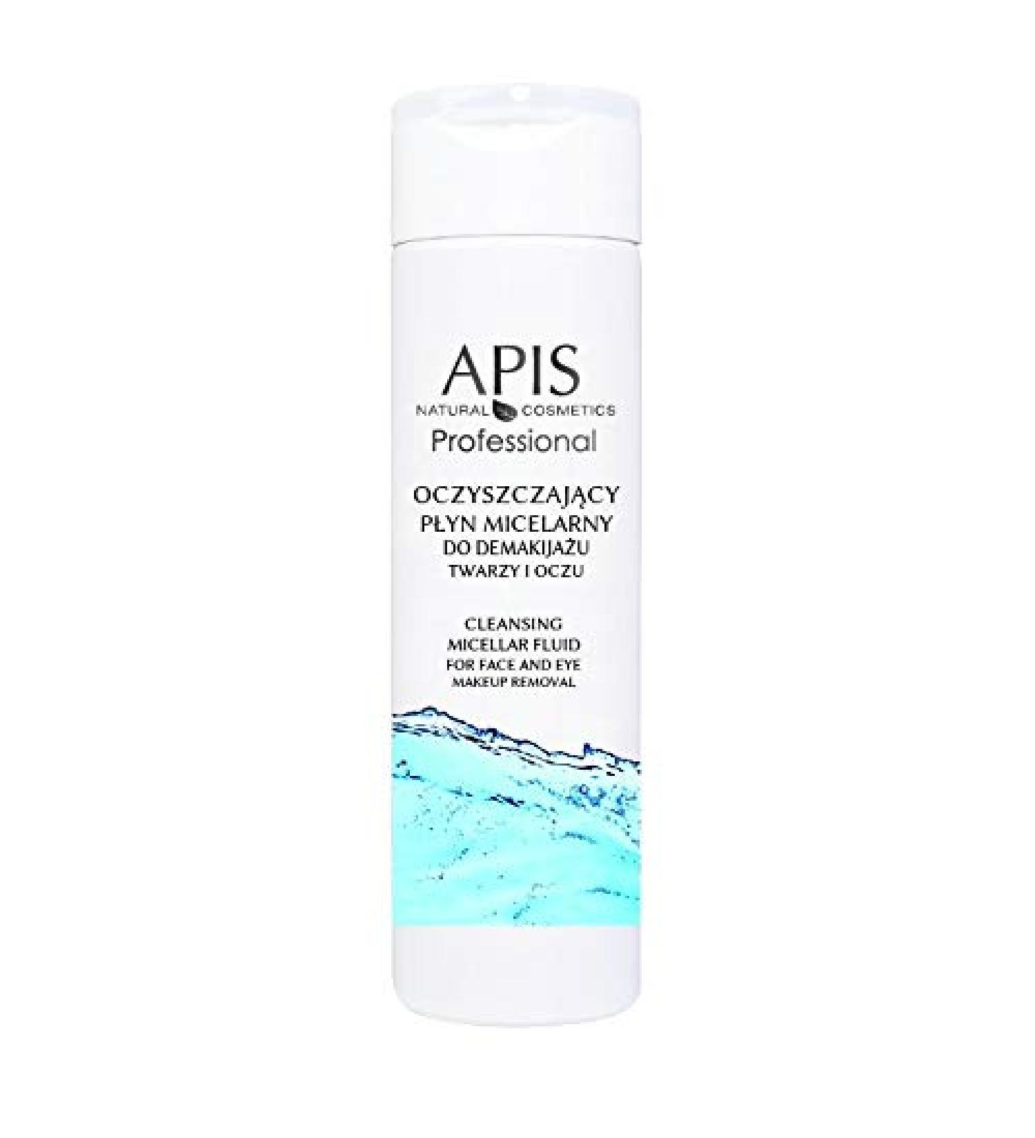 APIS cleaning micella water for removal for face and eyes with mimosa aloe and hyaluronic acid |Make-up removal and moisture |300 ml