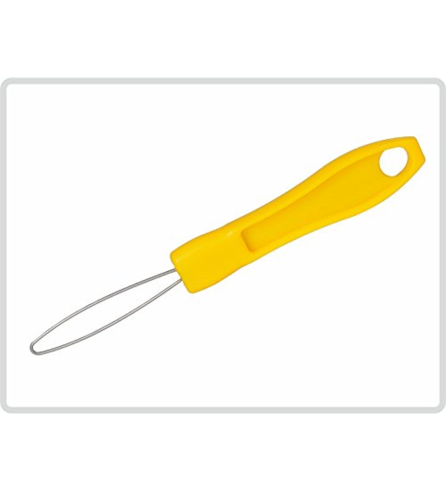 Button Aid Dressing Tool with Plastic Handle Easy Button Hook in Yellow | International Shipping Available - Buy Online on GoSupps.com