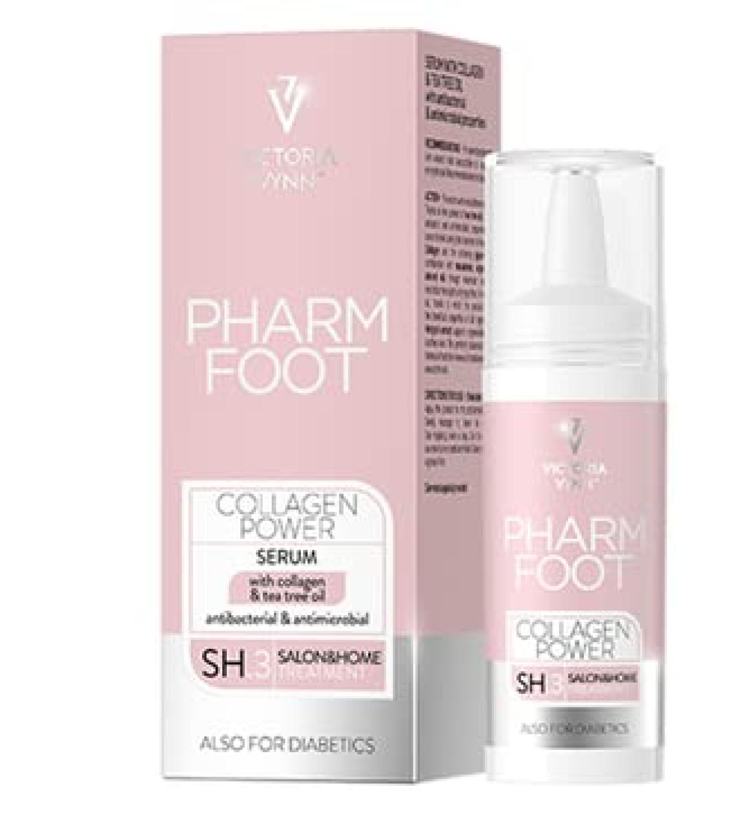 Victoria Vynn PHARM FOOT COLLAGEN POWER 15 ml - COLAGEN SERUM WITH TEA TREE OIL
