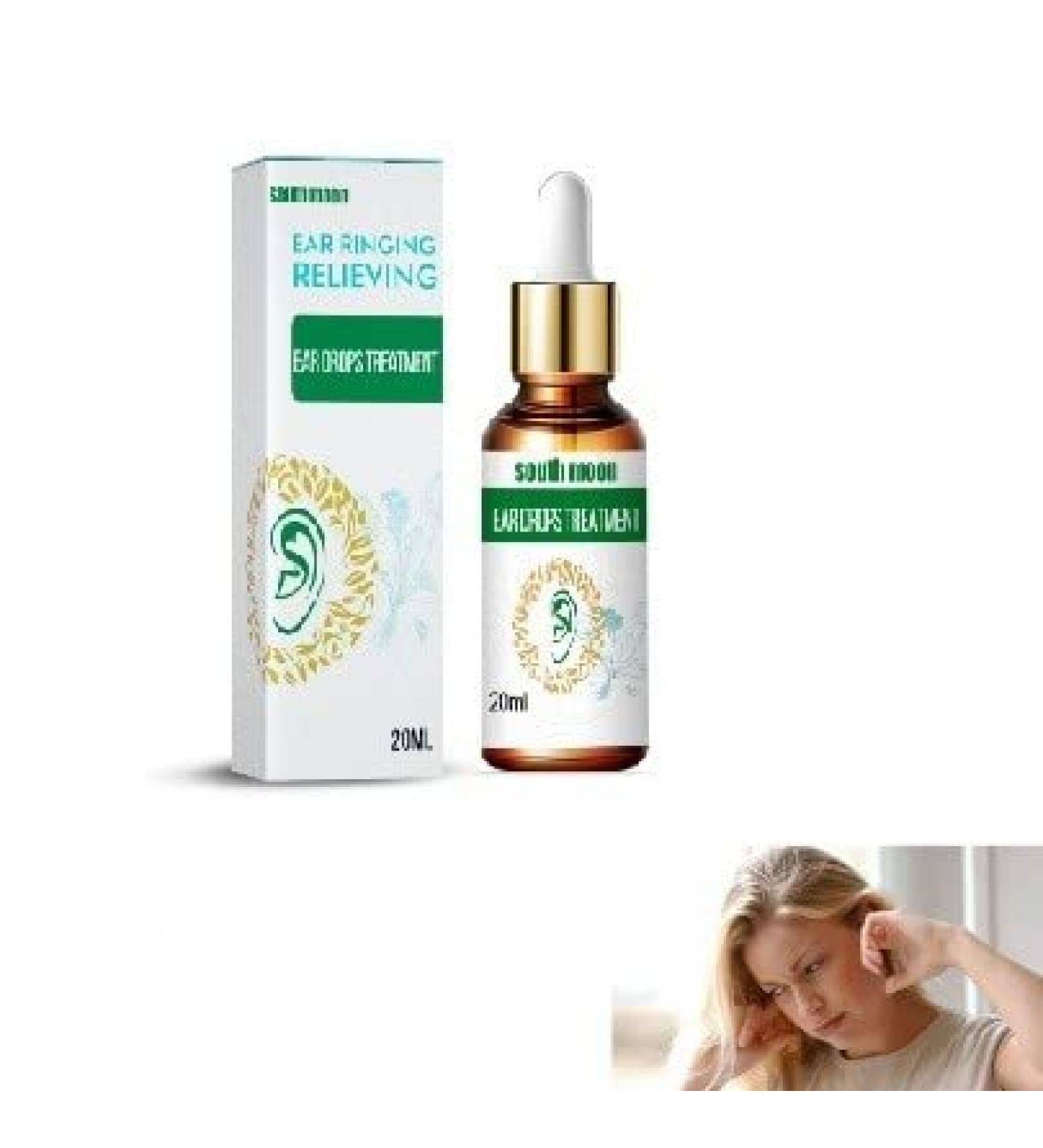 Tinnitus Relief Ear Drops 20ml - Earache & Ear Pain Relief with Ringing Ear Relief Oil - Buy Online on GoSupps.com
