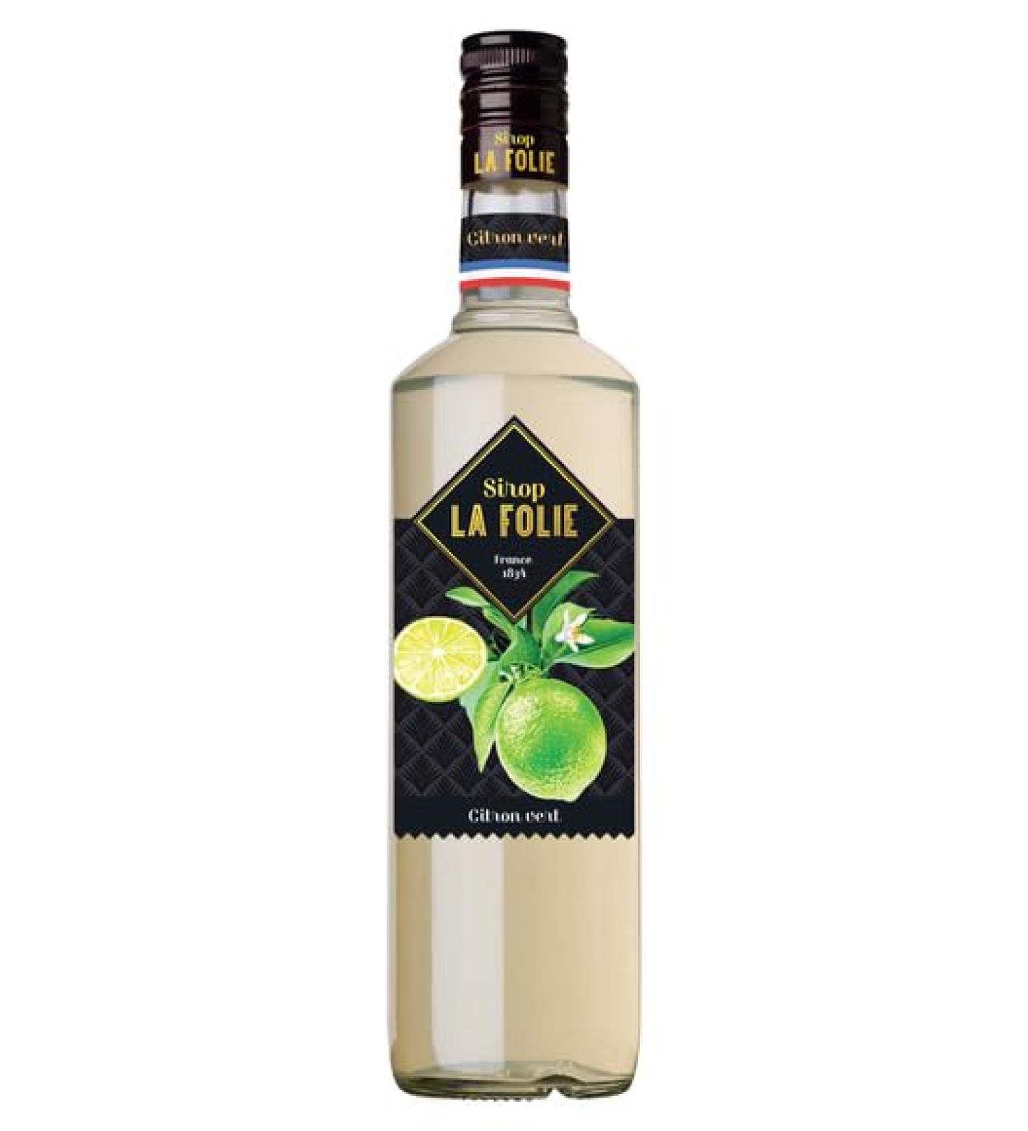 combier La Folie Syrup - Lime - 70 cl - Saumur