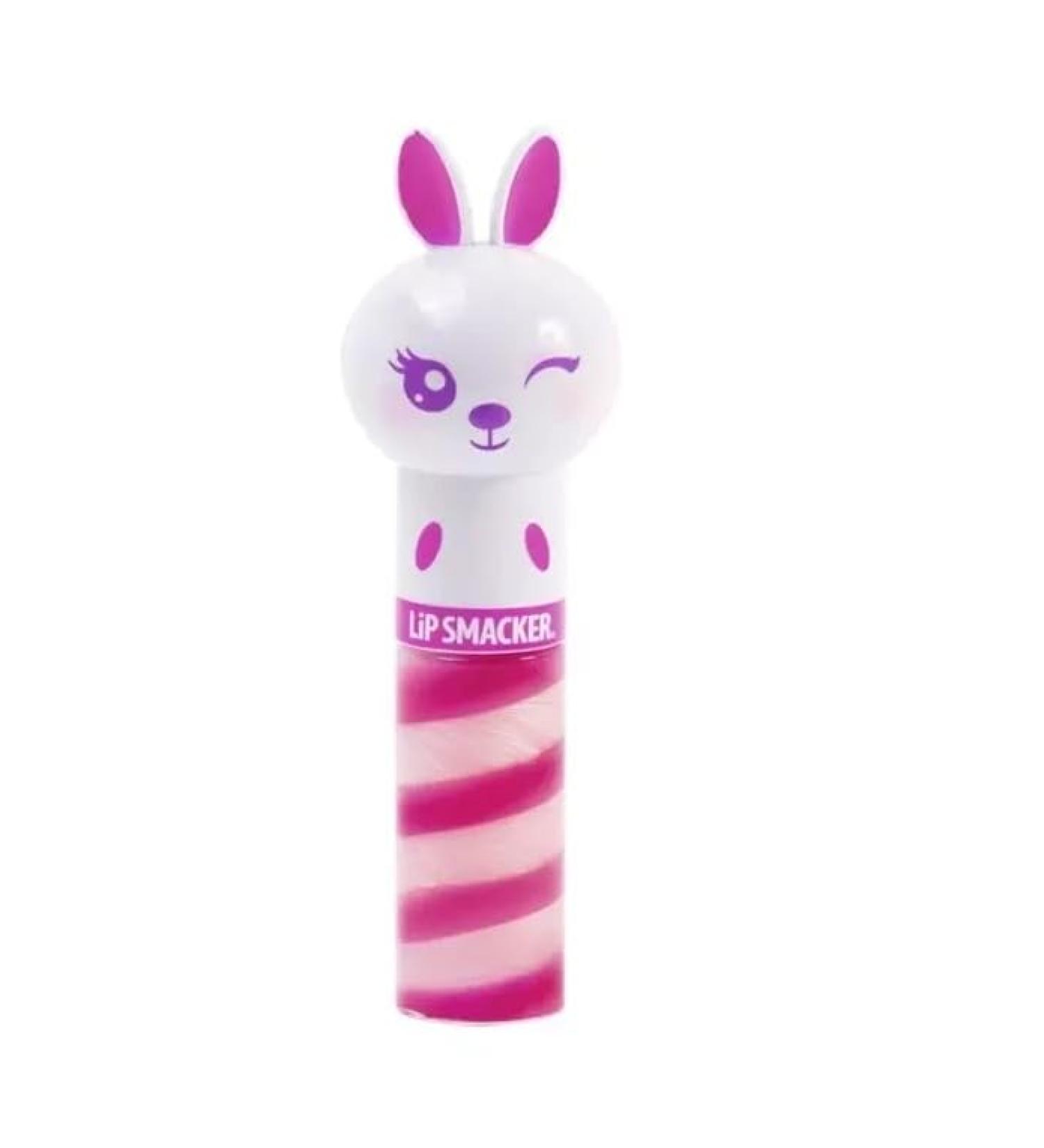 Lip Smacker Lip Smacker Lippy Pals Bunny Animal-Inspired Scented Lip Gloss for Kids Moisturizing and Smoothing to Refresh Your Lips Caramel Corn Flavor