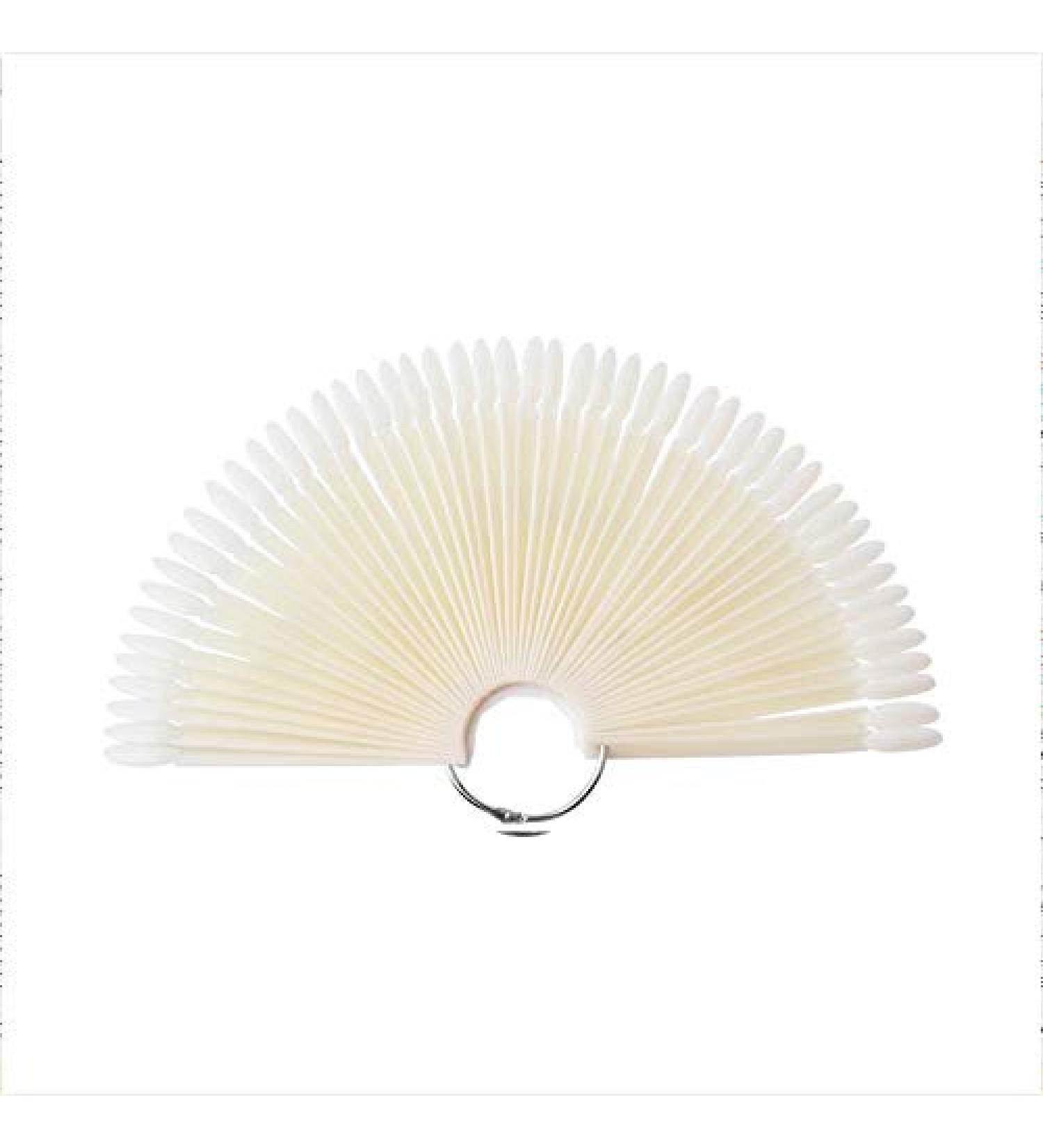 50 Pieces False Nail Tips | Nail Art Display Fan & Exercise Board | Natural Manicure Tool - Buy Online on GoSupps.com