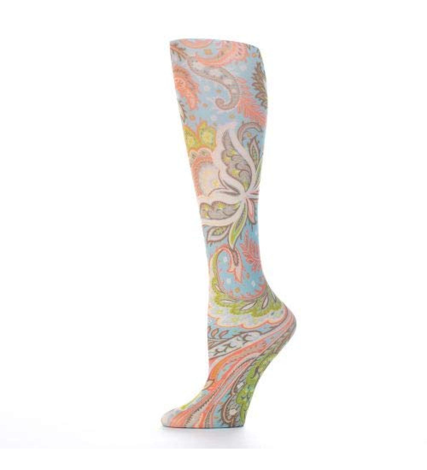 Red Moby Celeste-Stein-CMPS-2217 Womens 8-15 mmHg Compression Sock - Turquoise Calypso