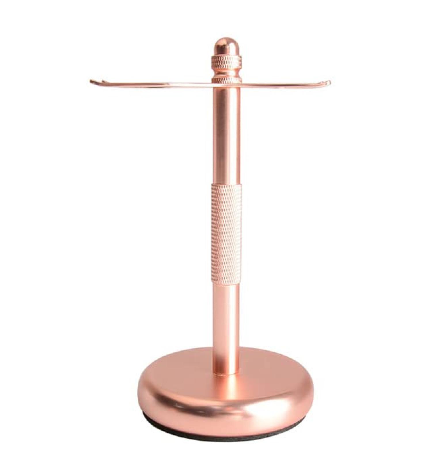 Stylish Men's Shaving Set - Portable Copper Razor Holder & Brush | 15cm Silver | 7x15cm Rose | International Shipping - Buy Online on GoSupps.com