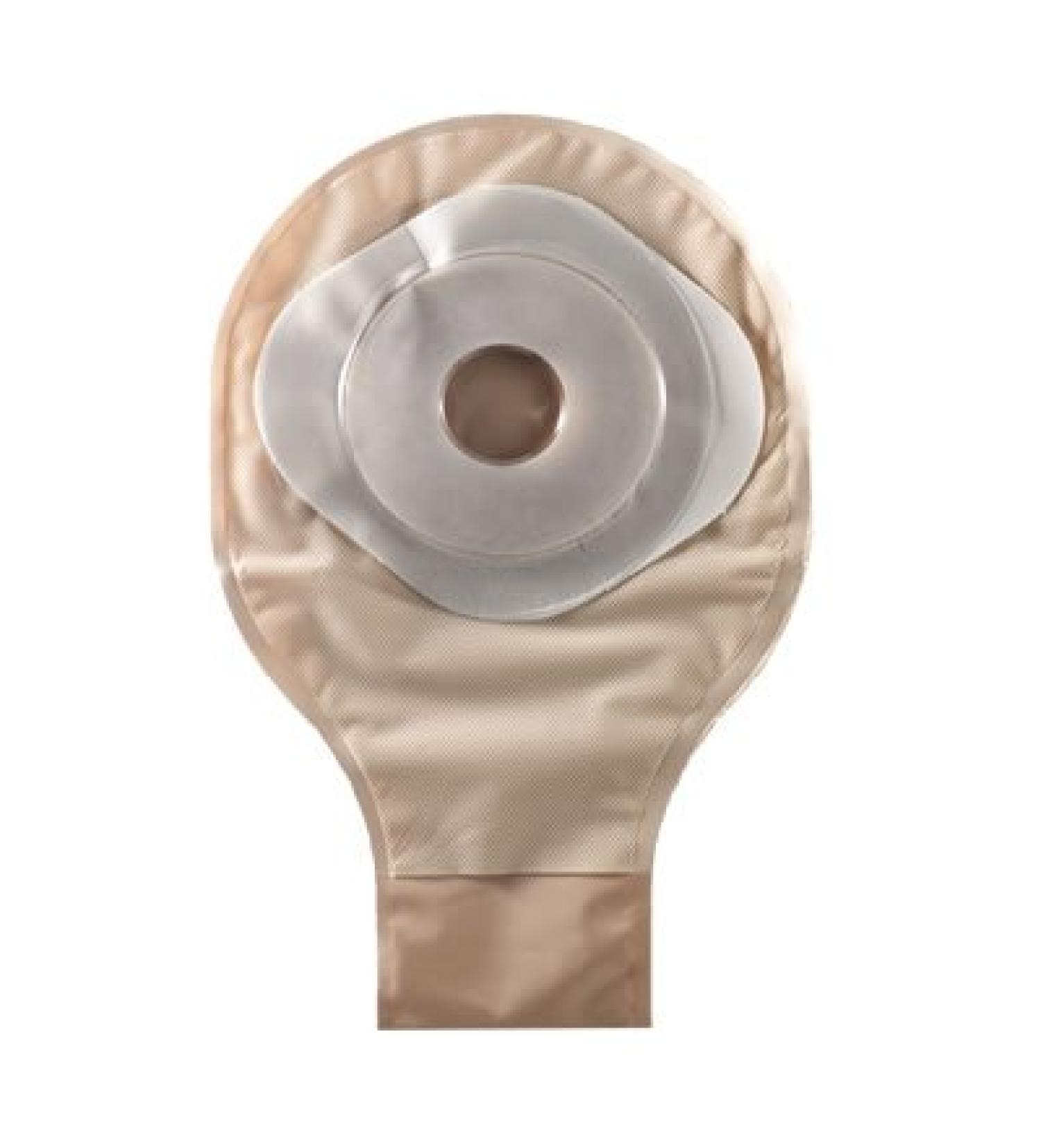 ConvaTec 022752 ActiveLife One-Piece Drainable Pouch with Pre-Cut Stomahesive Skin Barrier Tape Collar 10" Pouch with 1-Sided Comfort Panel Tail Clip Opaque 1-1/4" Stoma Opening Pack of 10