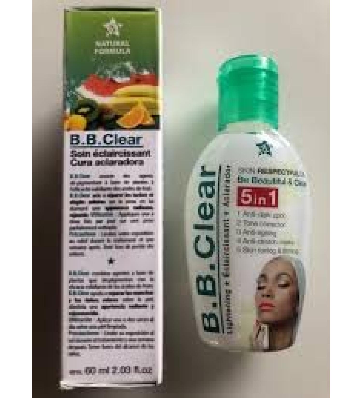 B.B clear lightening oil with fruit acids anti-dark spots clarifying based on AHA 60ml
