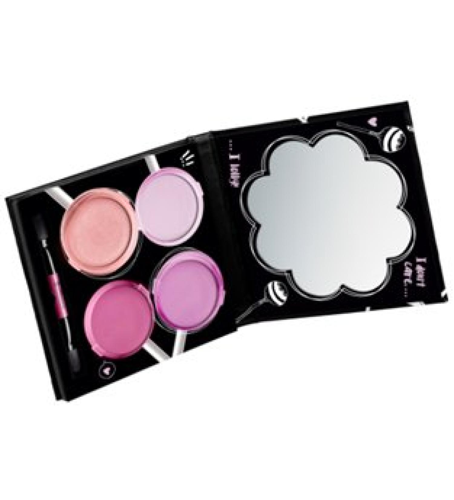 Essence I Want Candy Scented LipGloss Palette with Chupa Chups Cherry Scent No. 01 I Don't Care I Lolly!Contents: 4 lip gloss 1 duo applicator and 1 mirror.Lippe set for bright beautiful lips.