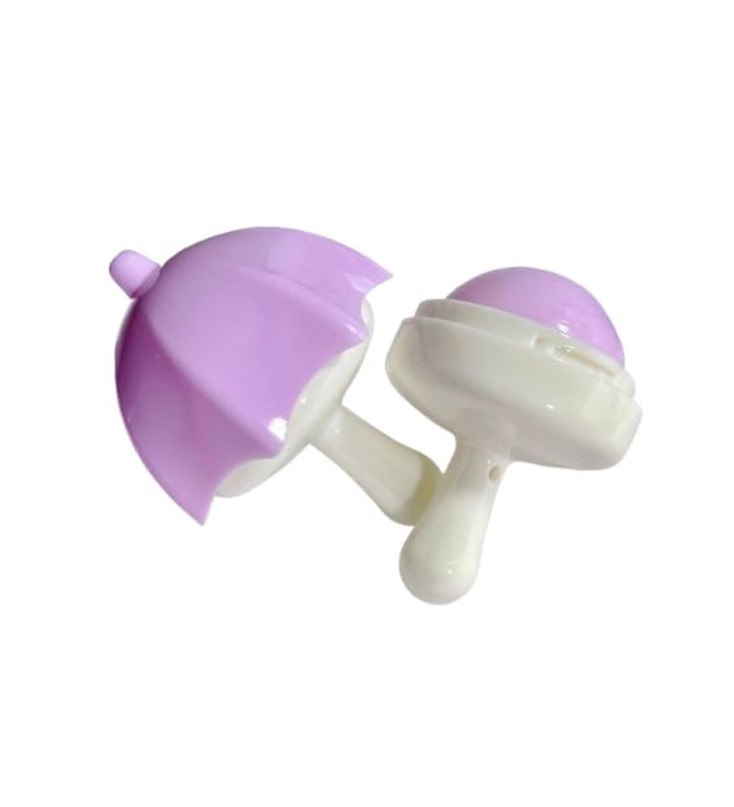 Magic Your Life Sweet Dreams Umbrella-Shaped Lip Balm Glossy Finish Sphere Form Moisturizing Paraben-Free (Purple)