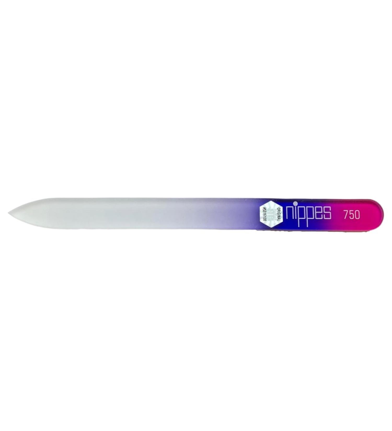 Nippes Glass Nail File Purple | 14 cm | Can be Used on Both Sides | Glass File for Nails | Nail File Glass | Glass File for Nails High Quality Lila - Buy Online on GoSupps.com