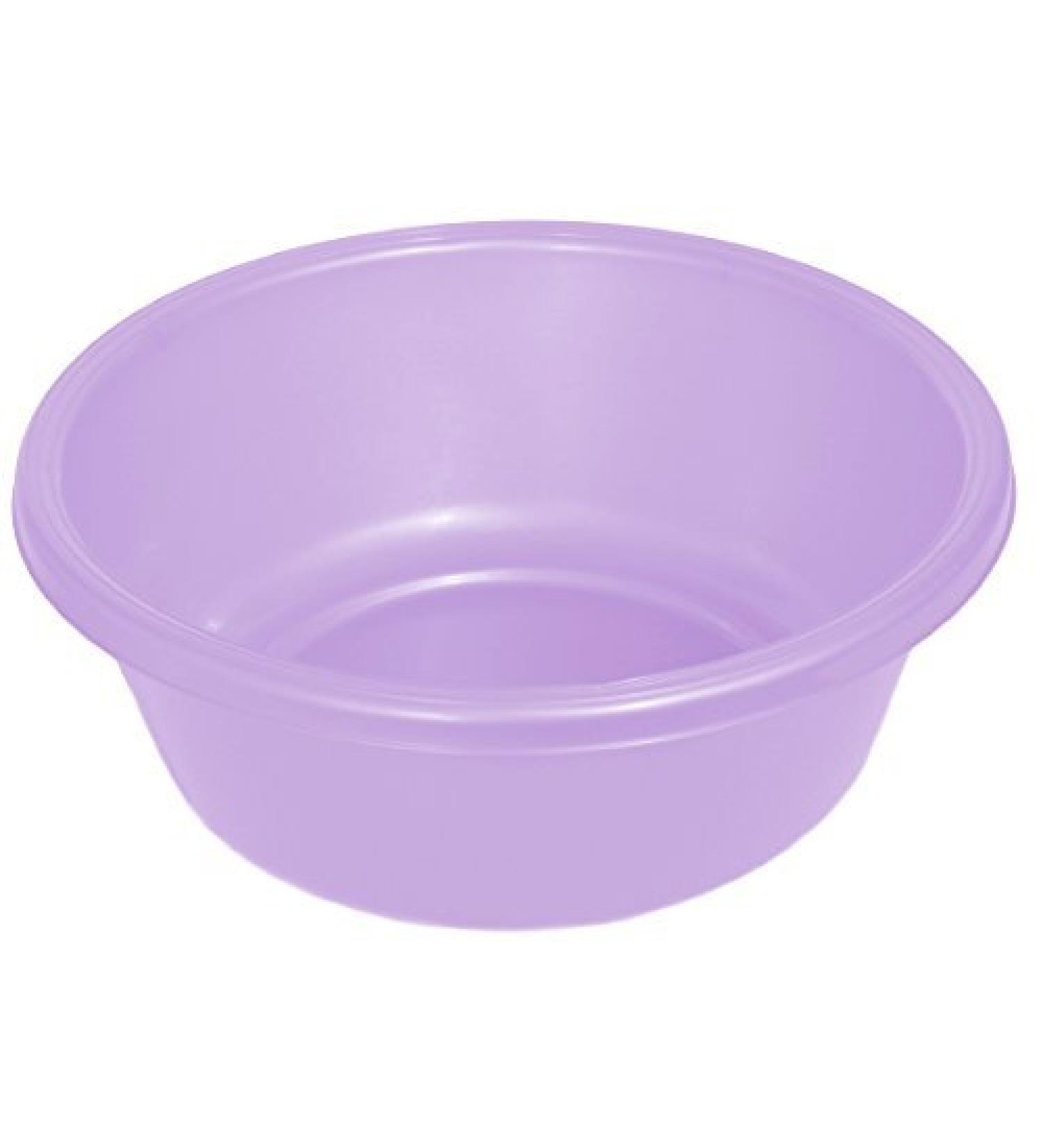YBM Home 1148 Round Plastic Wash Basin, 7 Quarts, 11.25", Purple 11.25" Purple