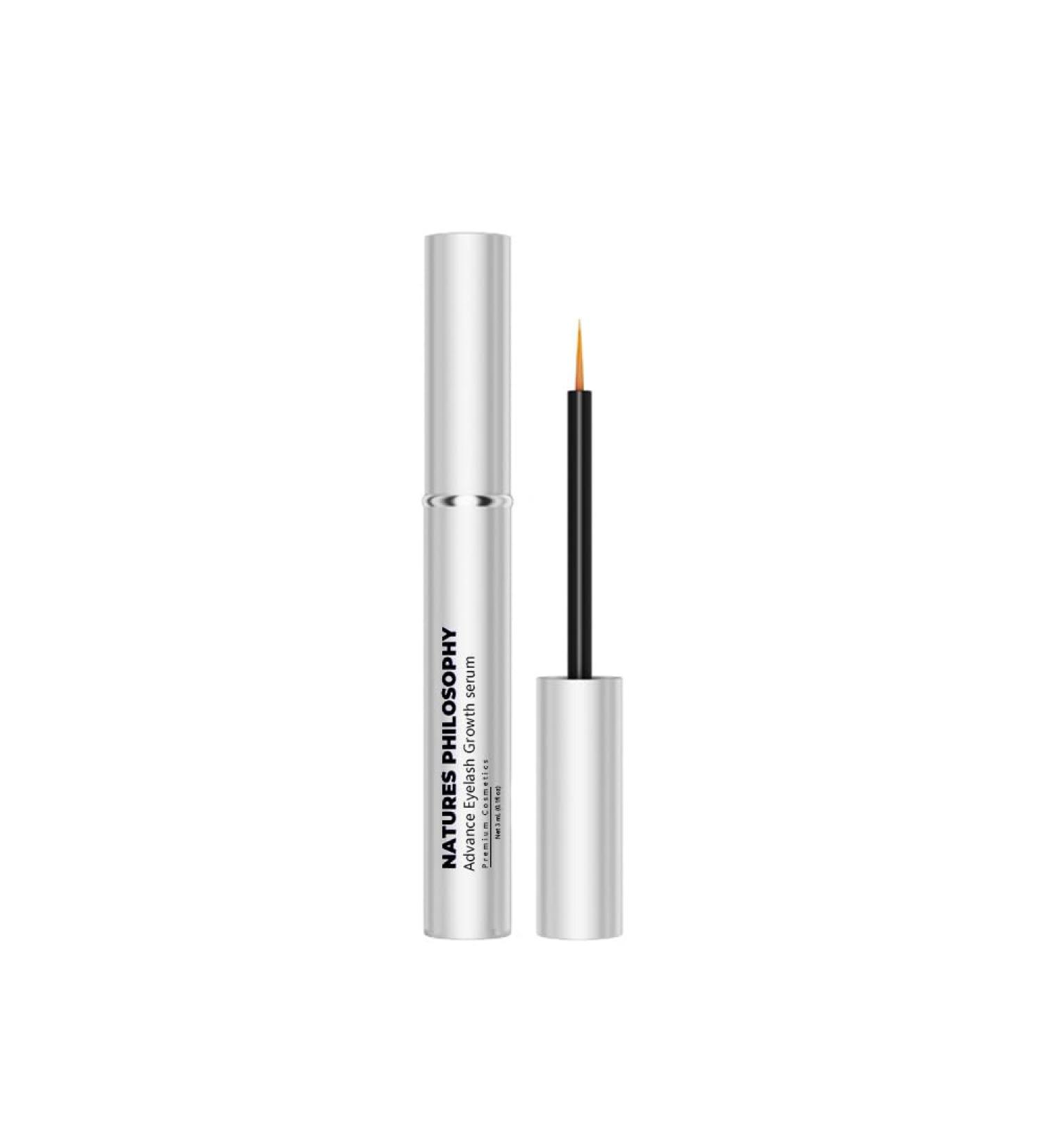 NP NATURES PHILOSOPHY Lash Brow Growth Serum Prostaglandin-Free Eyelash Liquid for Thicker Longer Fuller Natural Lashes Peptide Eyelash Eyebrow Enhancing Serum - S rum De Pesta as Crecimiento 3ml - Buy Online on GoSupps.com