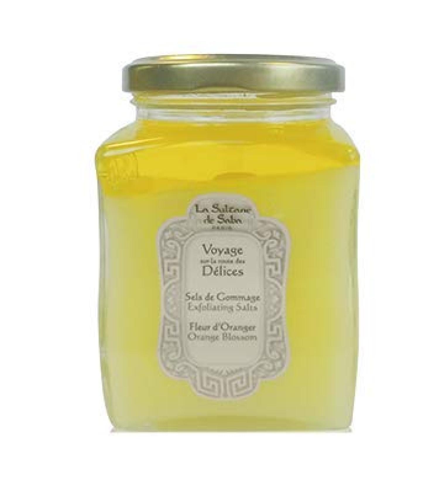 Peeling salts with orange blossom the Saba Sultan