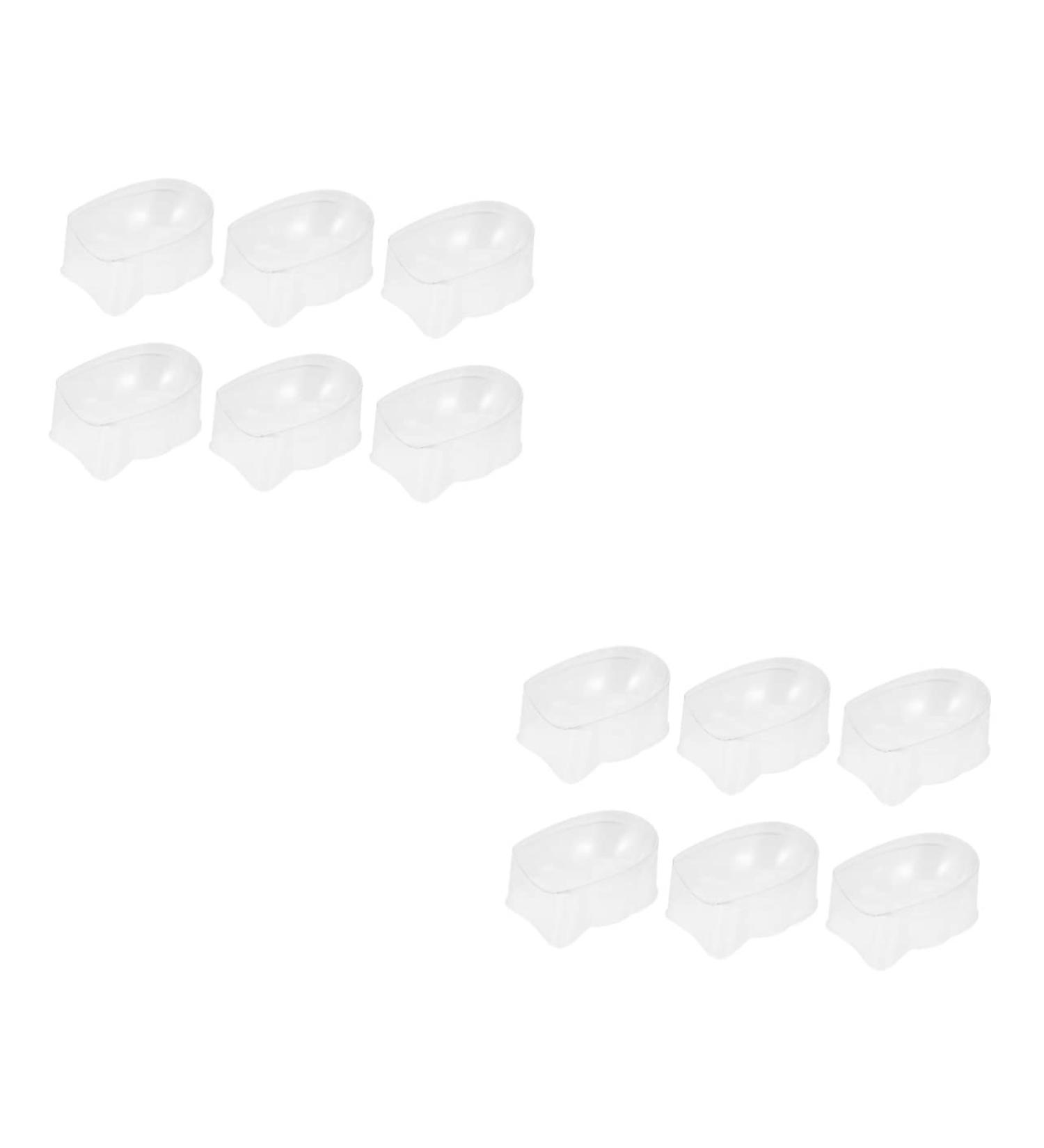 FRCOLOR Thehomeuse Powder Box for Dipping Nails Starter Set 12 Pieces Recycling System for Nail Powder Nail Tip Shape Guides Manicure Nail Art Tool Container for Nail Dipping Powder 5X4X2.5CMx2pcs White x 2 pieces - Buy Online on GoSupps.com