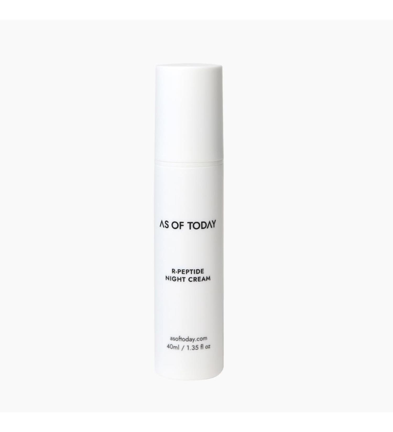 R-Peptide Night Cream 1.35 fl oz | Anti-Aging Hydrating Night Cream with 2% Niacinamide | Soothing Skincare for Women | Minimal & Clean Beauty - Buy Online on GoSupps.com
