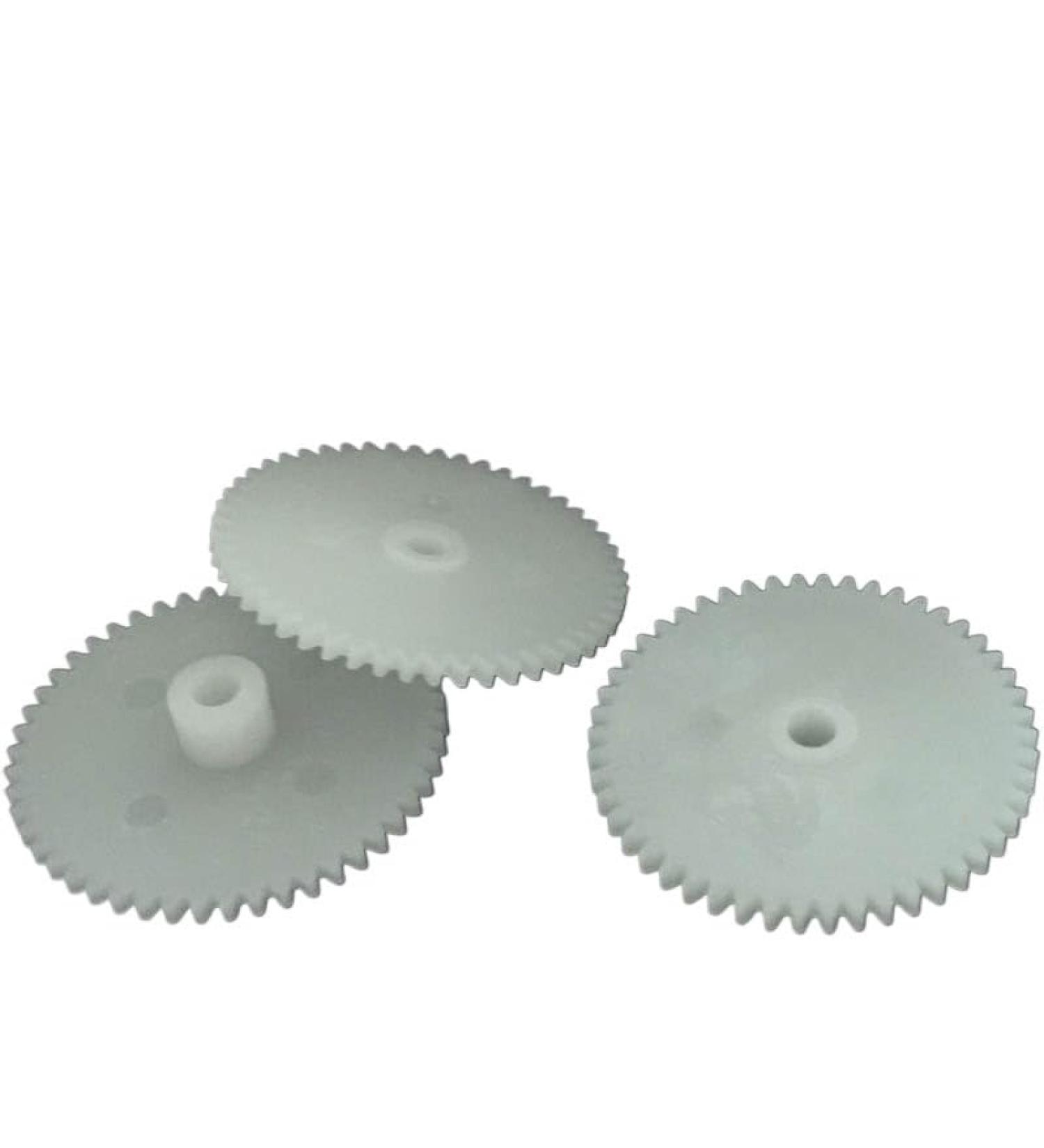 KUENCE 503A 0.5M 26MM Gear Modular 0.5 50 Teeth Plastic Gear Toy Accessories 10Pcs/lot 3mm Tight 50 Teeth