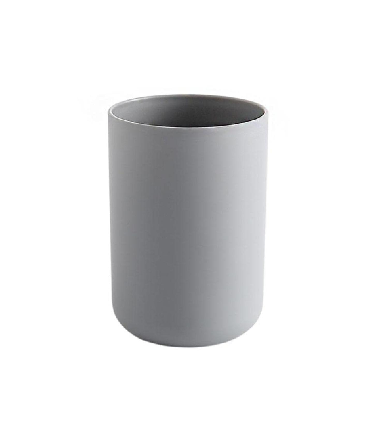 Buy Gray Plastic Toothbrush Holder Cups - Simple Style Mouthwash Brushes for Bathroom | Household Drinking Cups - Buy Online on GoSupps.com