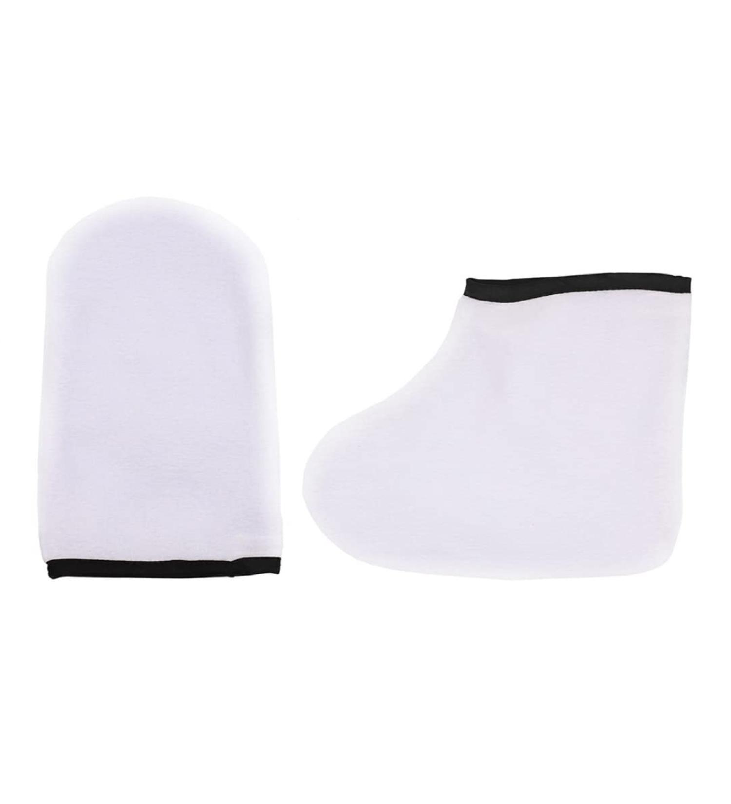 Paraffin Wax Gloves Hand Foot Care Exfoliating Covers Paraffin Wax Protection Retain Heat Hand Foot Care Gloves Set for Removing Dead Skin hand moisturizer gloves - Buy Online on GoSupps.com