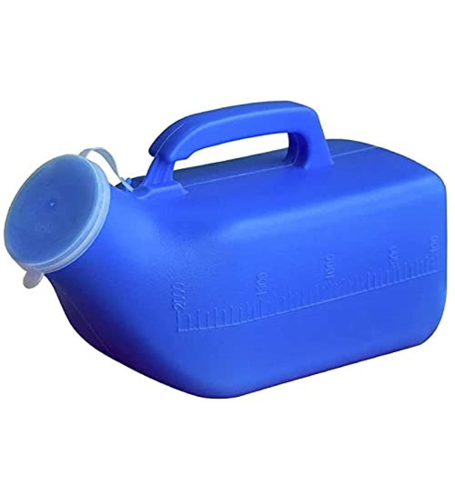 Men Urinal Urine Collection Containers Portable Reusable with Handle Easy to Clean Environmental Protection Texture for Car Tourism Camping 1000ml - Buy Online on GoSupps.com
