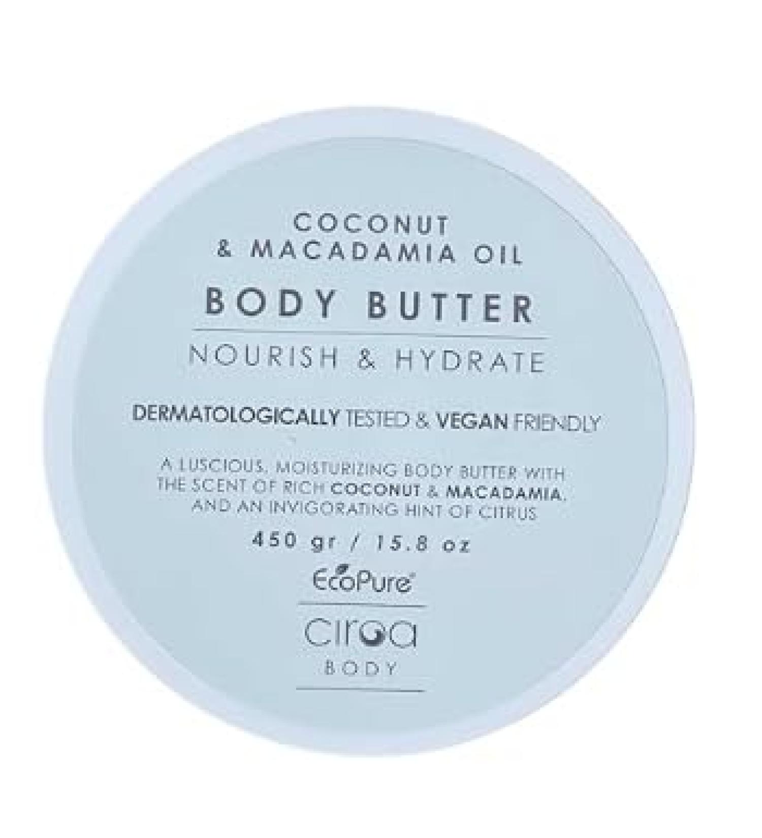 CIROA Body Scrub - Coconut & Macadamia Oil 21.2 oz | Exfoliating Skin Care for Radiant Glow - Shop Internationally - Buy Online on GoSupps.com