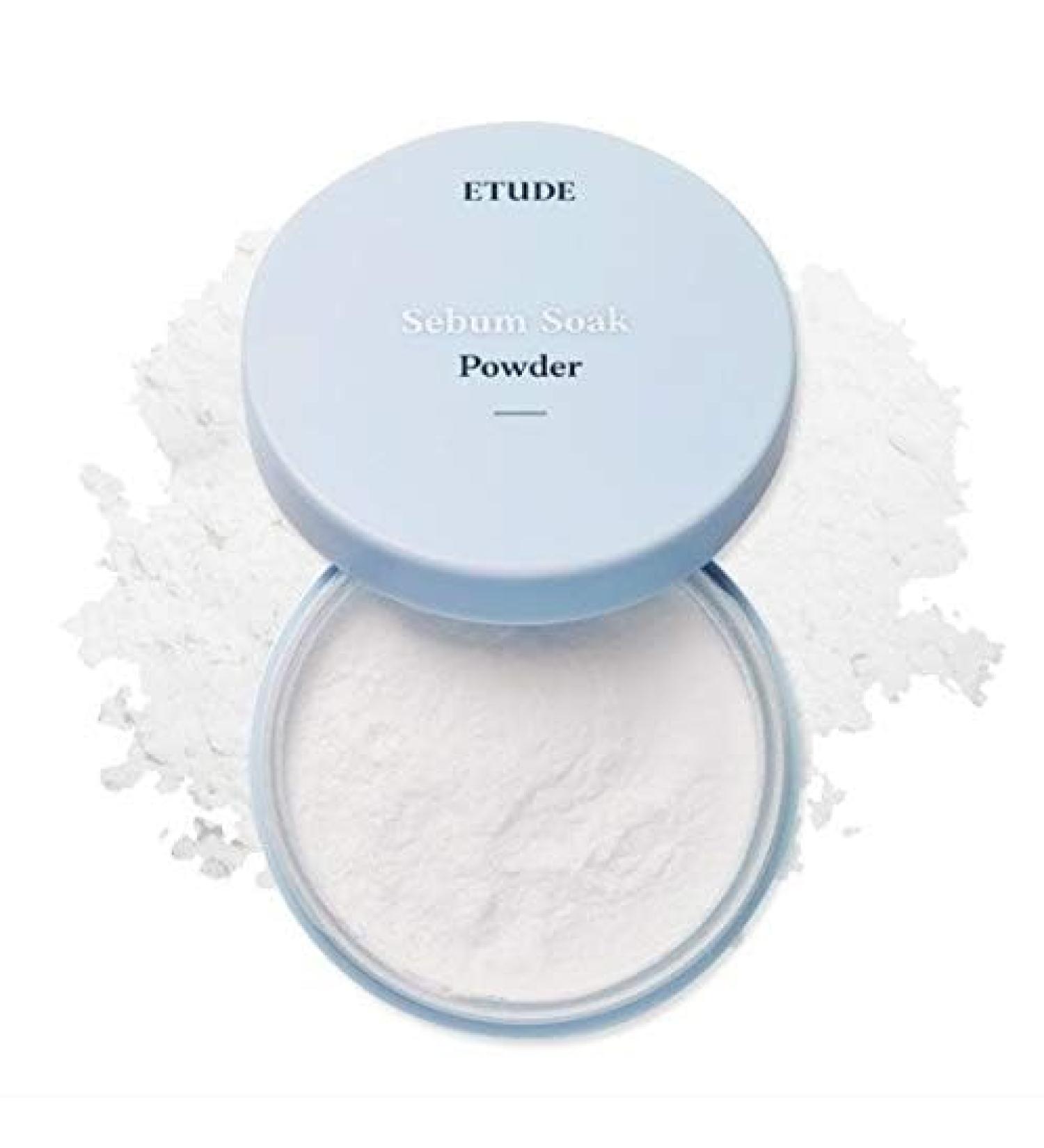 ETUDE Sebum Soak Powder 5g | Best Makeup Powder for Oily Skin | Long-Lasting Matte Finish | Kbeauty | Sebum Control & Soft Skin Effect - Buy Online on GoSupps.com