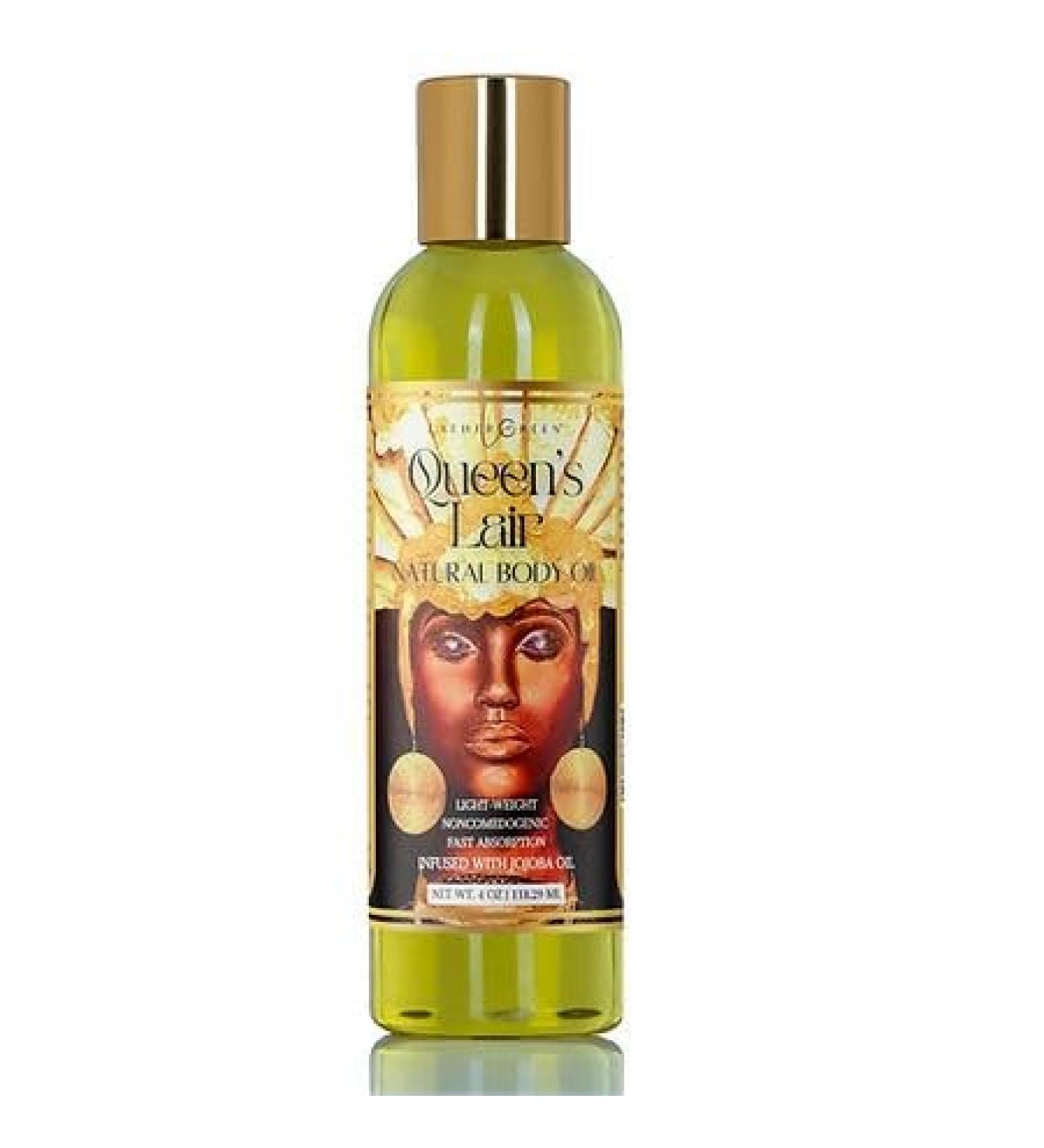 Lather Green - Queen s Lair Natural Body Oil Nourishes Skin for All Skin Types 4 oz - Buy Online on GoSupps.com