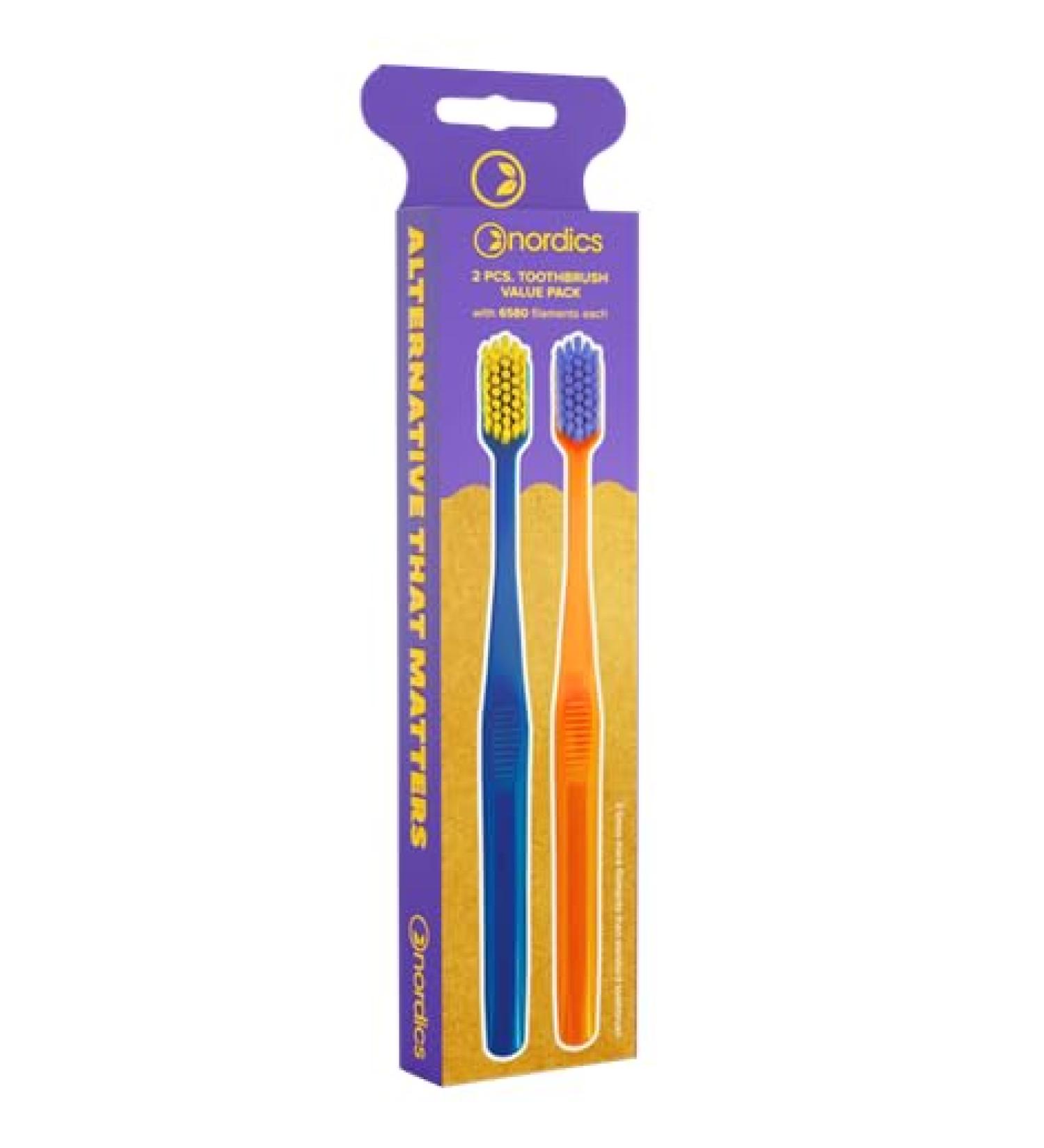 Nordic super soft toothbrush 2 pieces