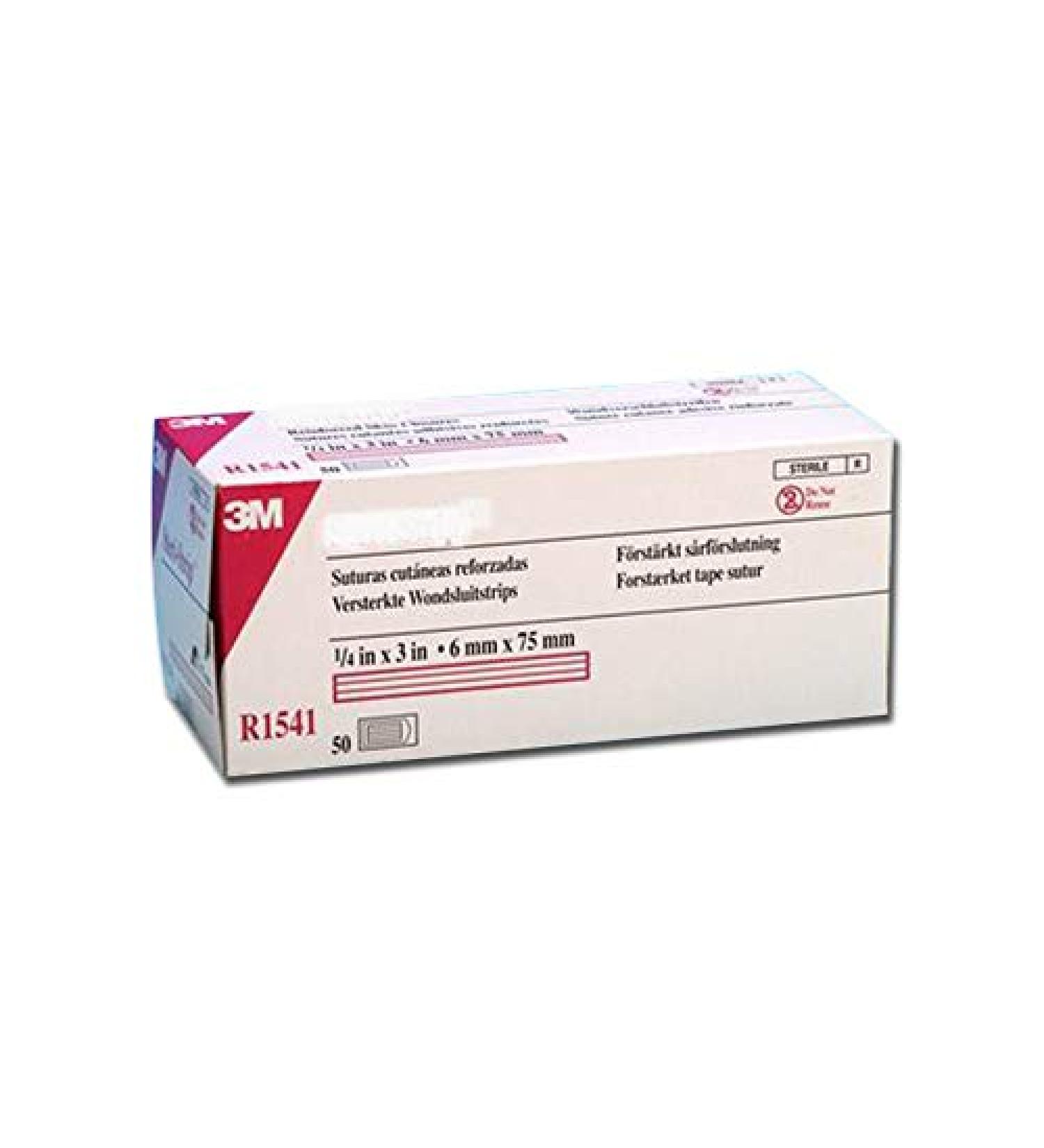 3M R1541 Steri-Strip Reinforced Skin Closure 1/4 x 3 (50 Count) - Buy Online Now - Buy Online on GoSupps.com