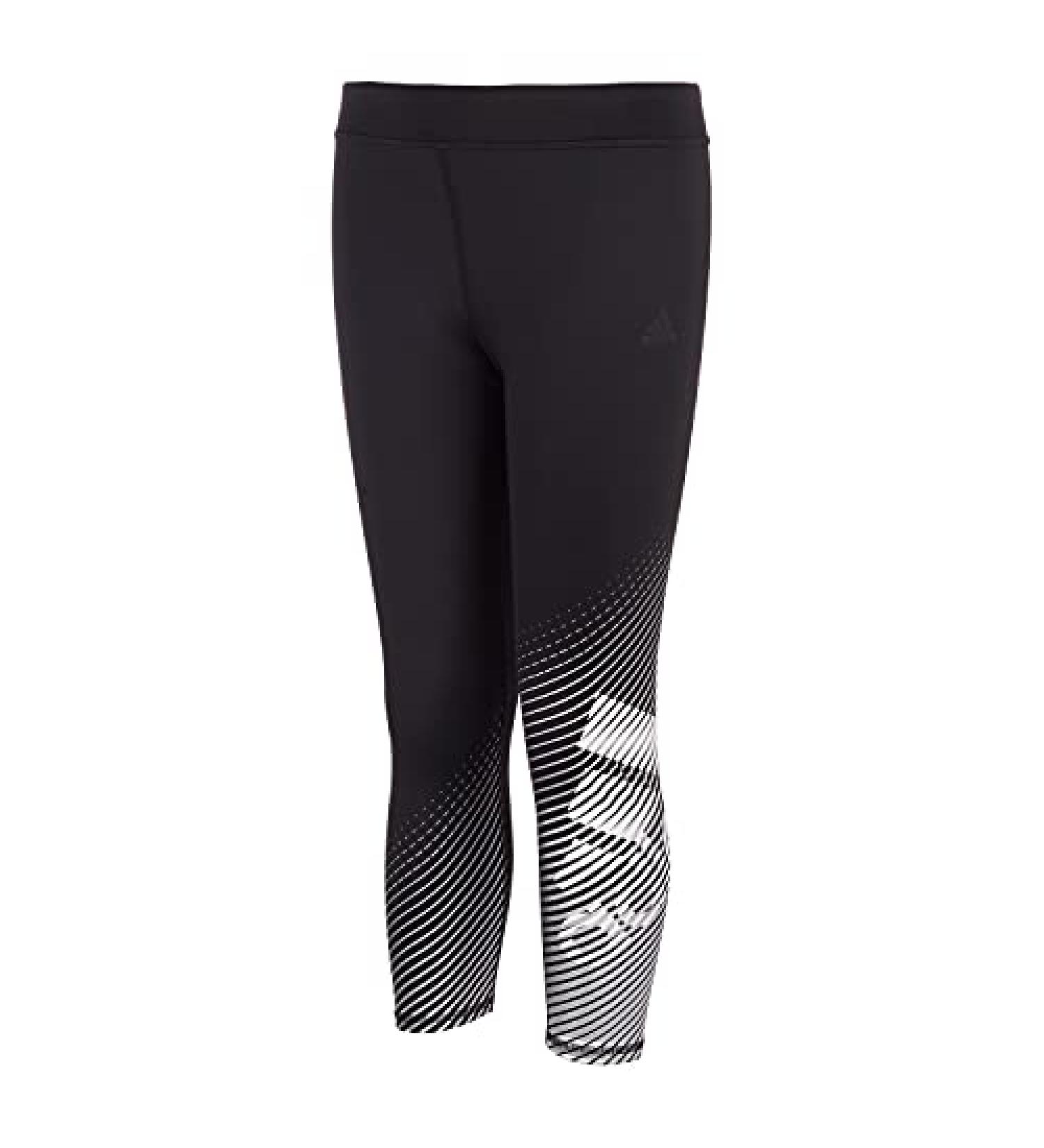 adidas Girls' Aeroready Graphic 7/8 Tights XL Slim Black - Performance Wear for Active Kids - Buy Online on GoSupps.com