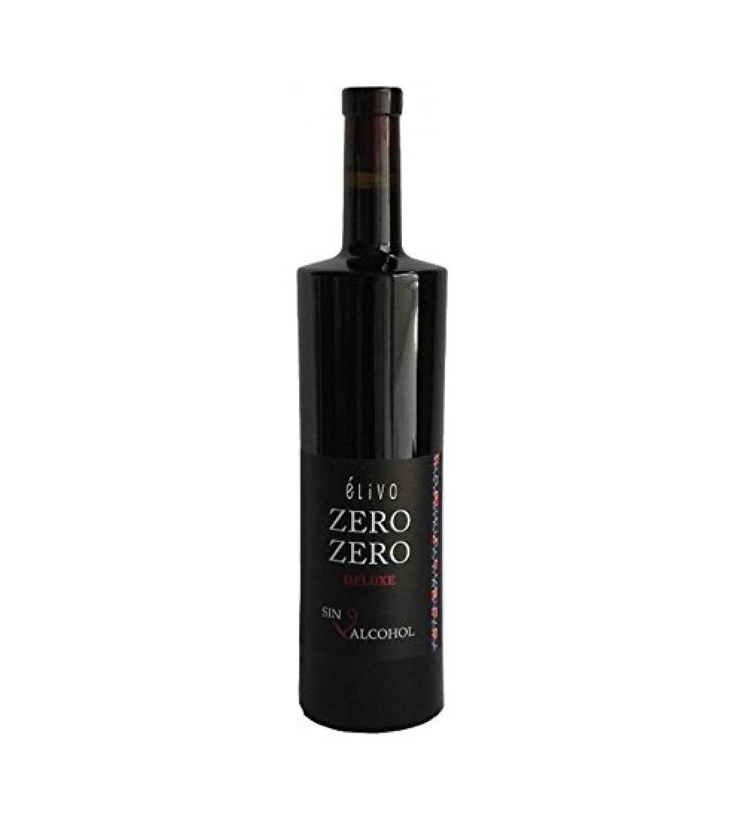 livo Zero Zero Deluxe Red Dealcoholized 0.0% Non-Alcoholic Red Wine From Spain 750ml Low Sugar Low Calories (1 Bottle) Red 25.36 Fl Oz (Pack of 1)