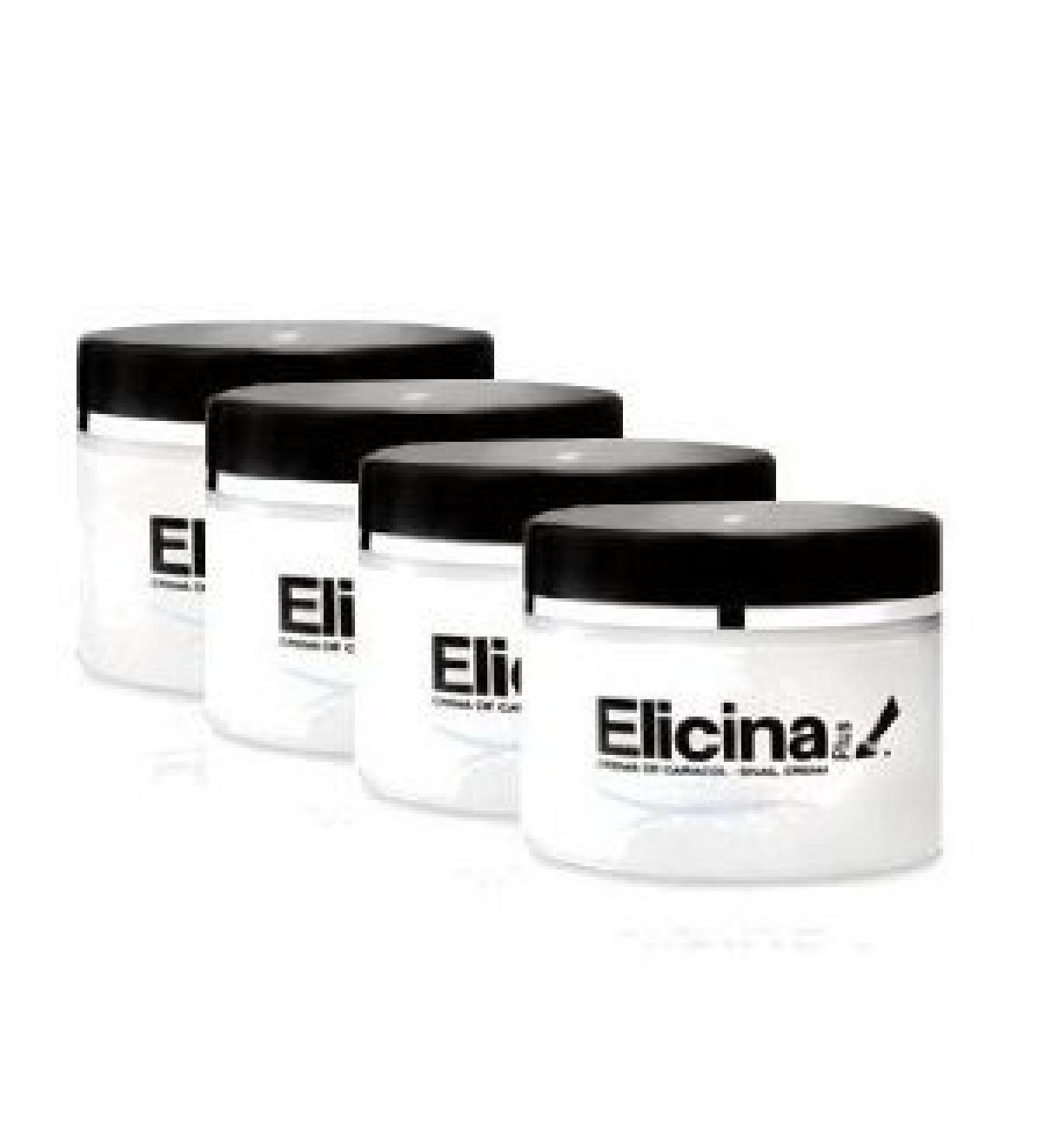 4 Jars Elicina PLUS Crema de Caracol Snail Cream