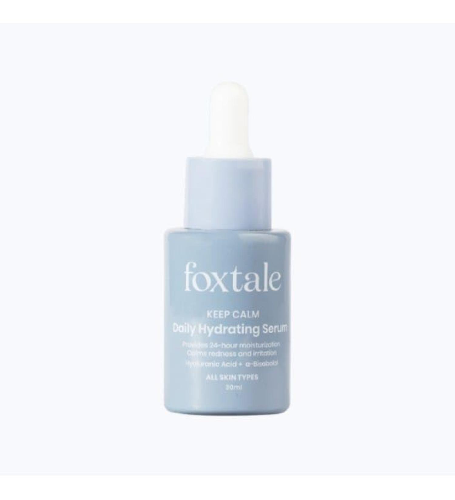 Fox.. ..tale Keep Calm Daily Hydrating Serum with Hyaluronic Acid Aquaporin Boosters and Betaine 24-Hour Moisturization for All Skin Types 30ml - Buy Online on GoSupps.com