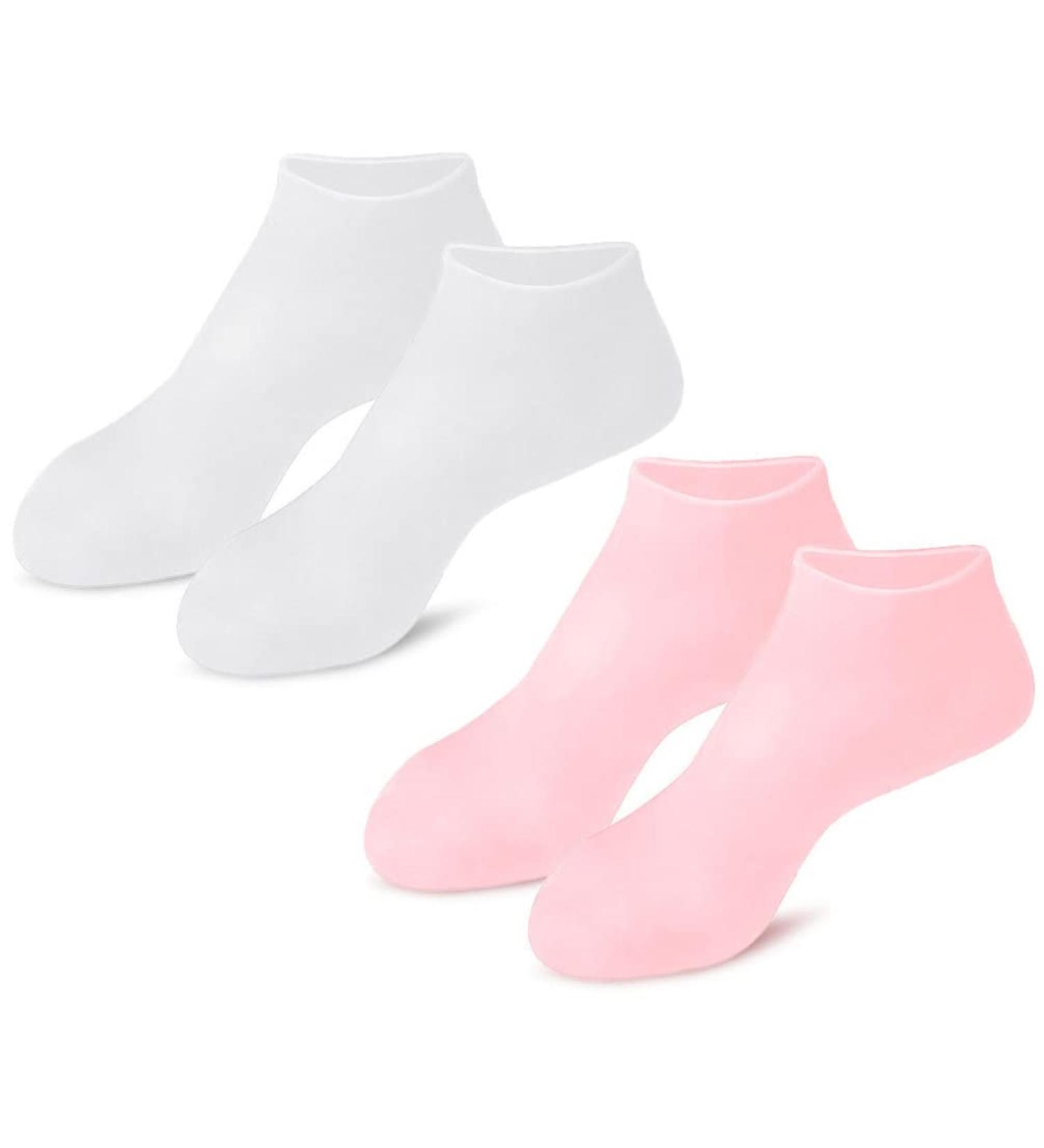 2 Pairs of Moisturizing Socks Gel Socks Moisturizing Gel Socks Anti- Slip Softening Dry Cracked Feet Socks for Repairing and Softening Dry Cracked Feet Skins - Buy Online on GoSupps.com