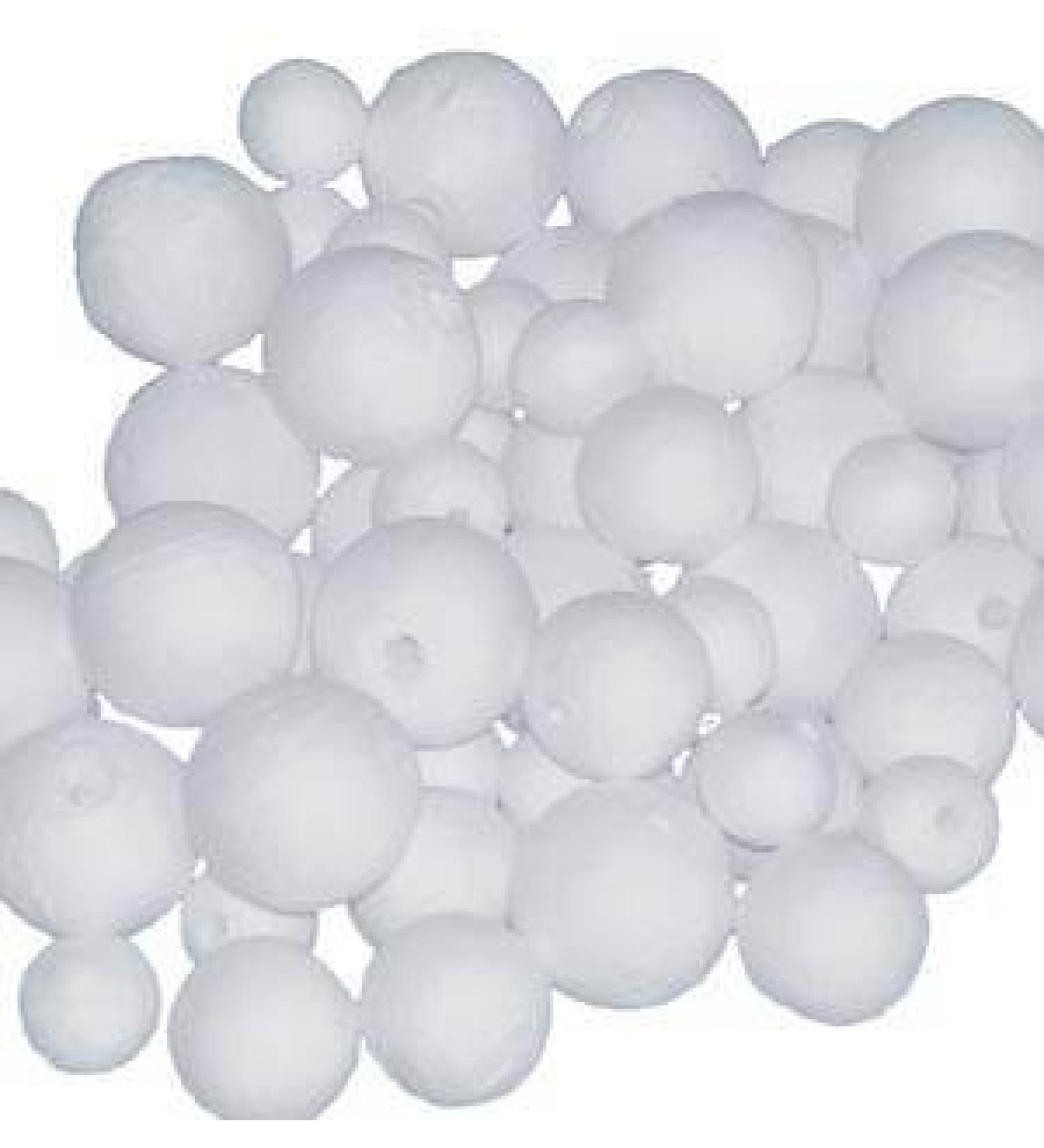 Cotton balls white 20 mm 35 pieces