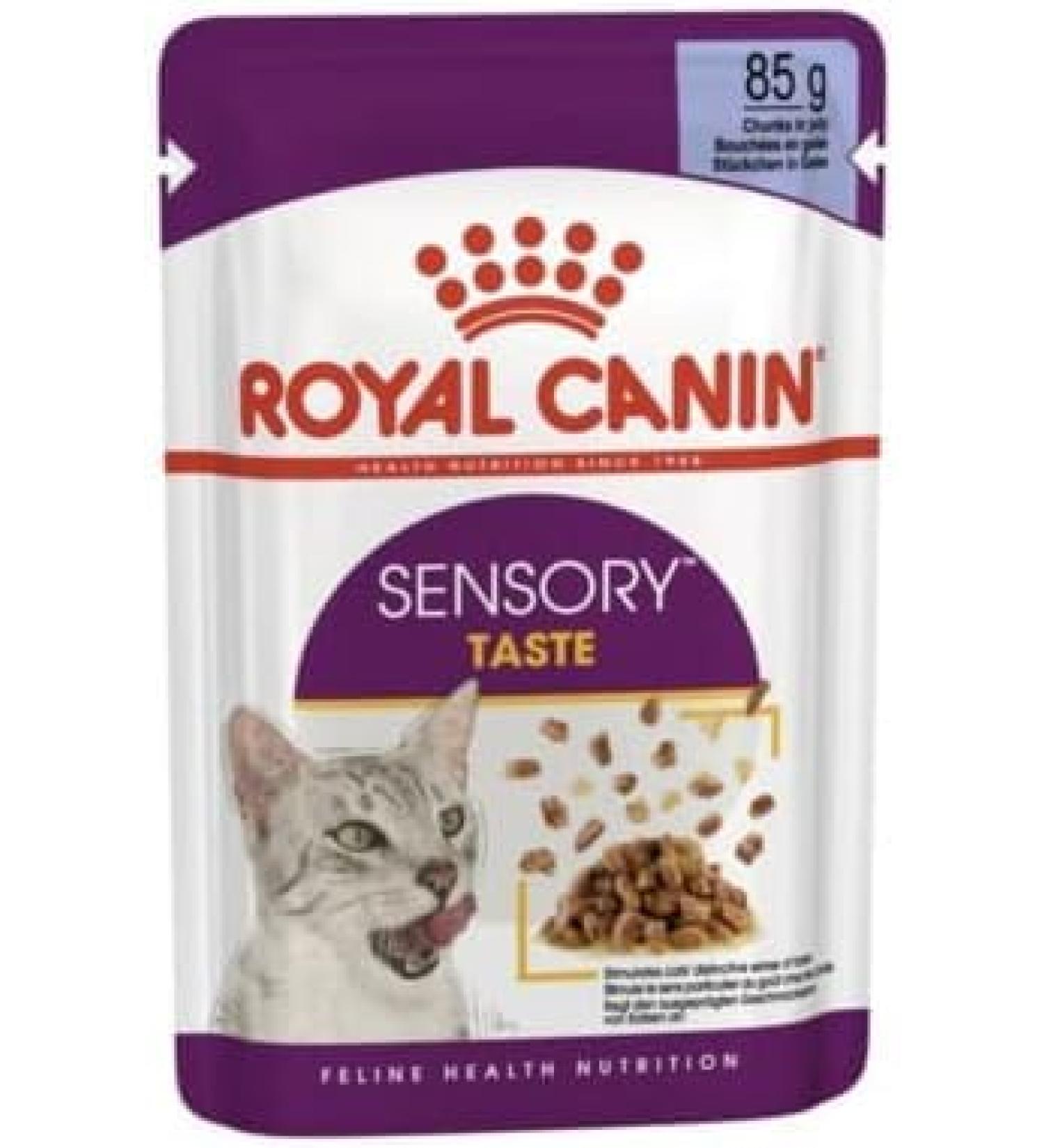 Royal Canin Sensory Taste in Jelly Wet Cat Food 85g (Pack of 48) - Buy Online on GoSupps.com