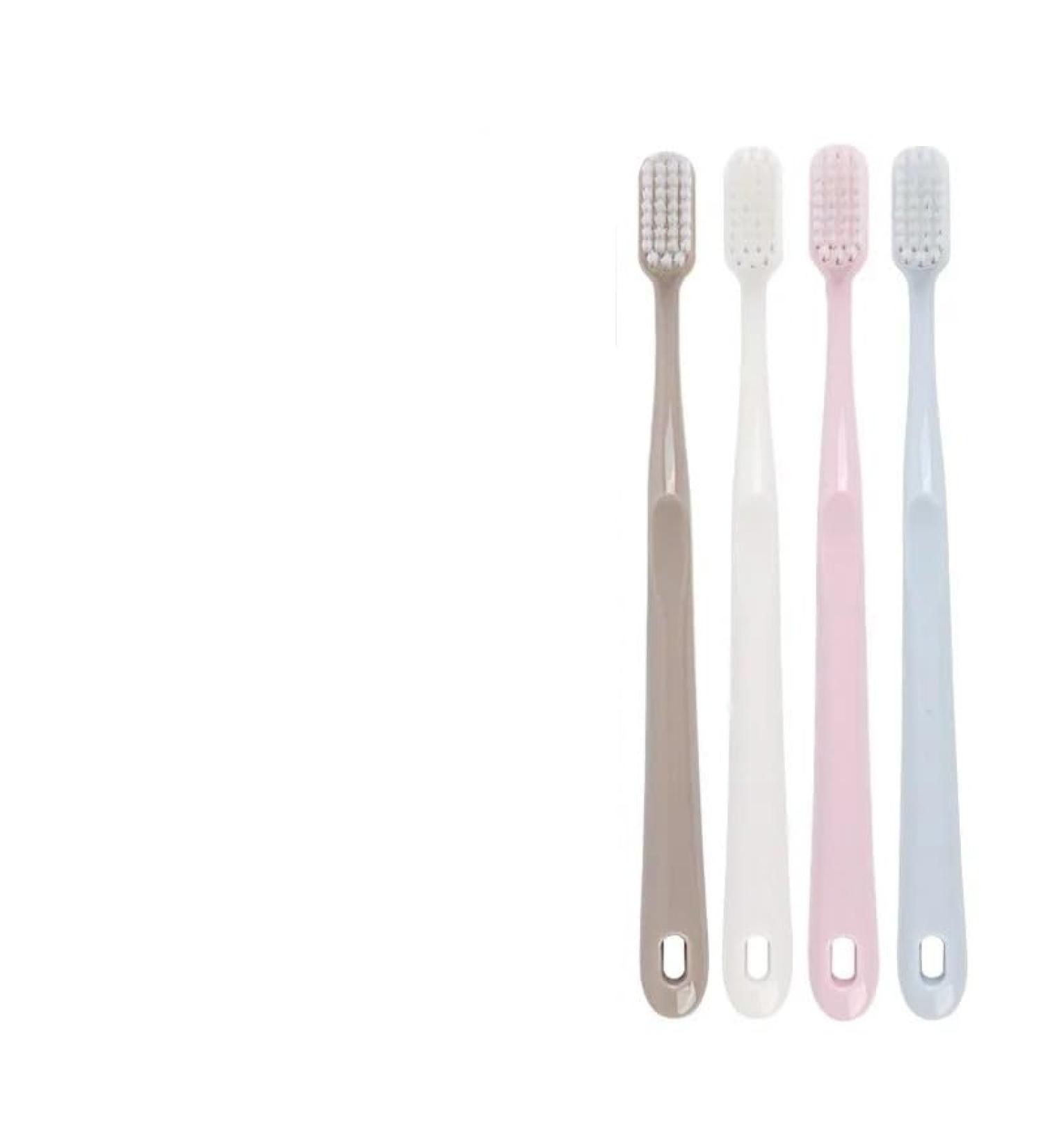 4PC/set Adult Soft Bristle Toothbrush Soft Toothbrush Teeth Toothbrushes Toothbrush Travel Toothbrush 4 Piece Set.