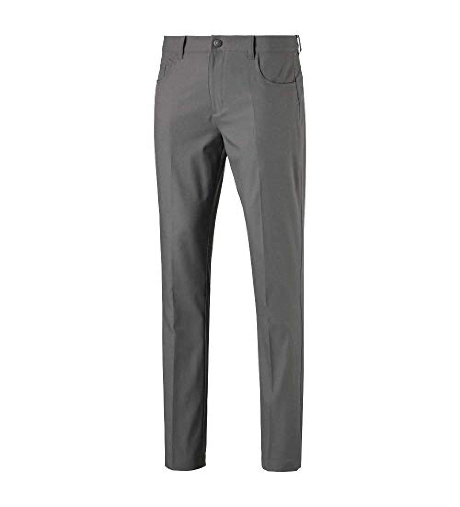PUMA Men's 2019 Jackpot 5 Pocket Pant Quiet Shade 40W x 34L - Stylish and Comfortable Men's Pants - Buy Online on GoSupps.com
